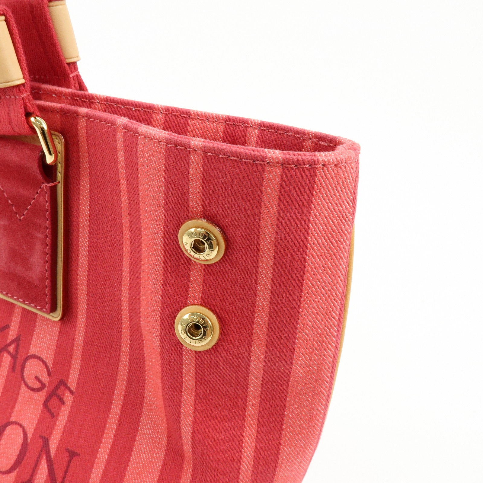 Louis Vuitton Plan Soleil Cabas PM Tote Bag Rouge Grenadine Red M94146