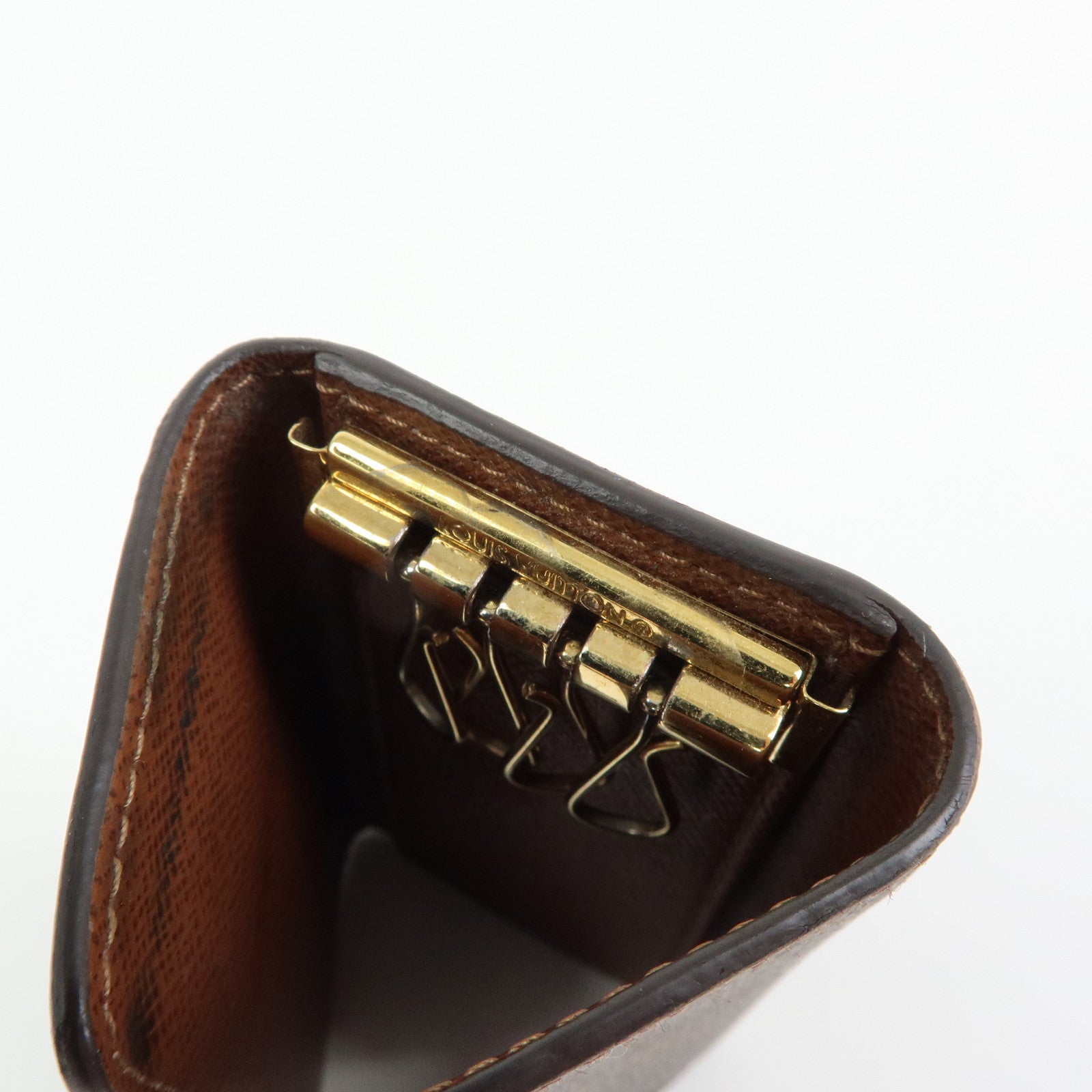 Louis Vuitton Monogram Multicles 4 Key Case Key Holder Brown M6263
