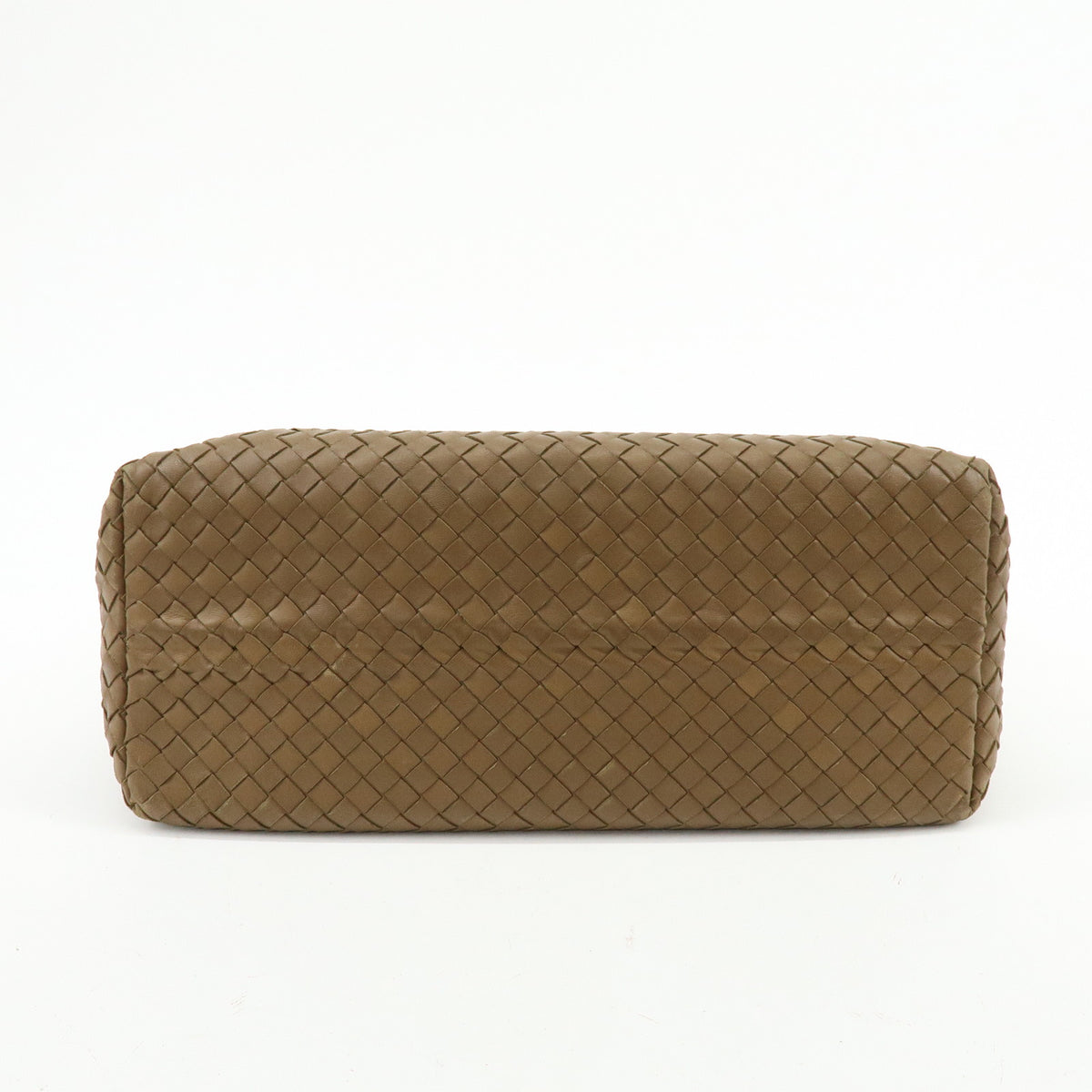 BOTTEGA VENETA Intrecciato Leahter Shoulder Bag Tote Bag Cafe Brown