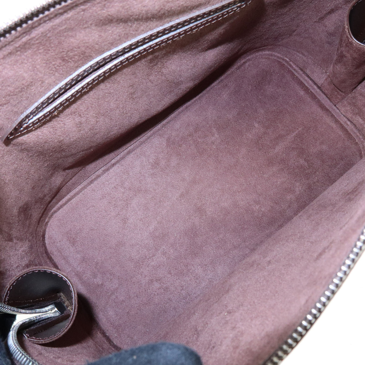 Louis Vuitton Epi Alma PM Leather Hand Bag Mocha M5280D