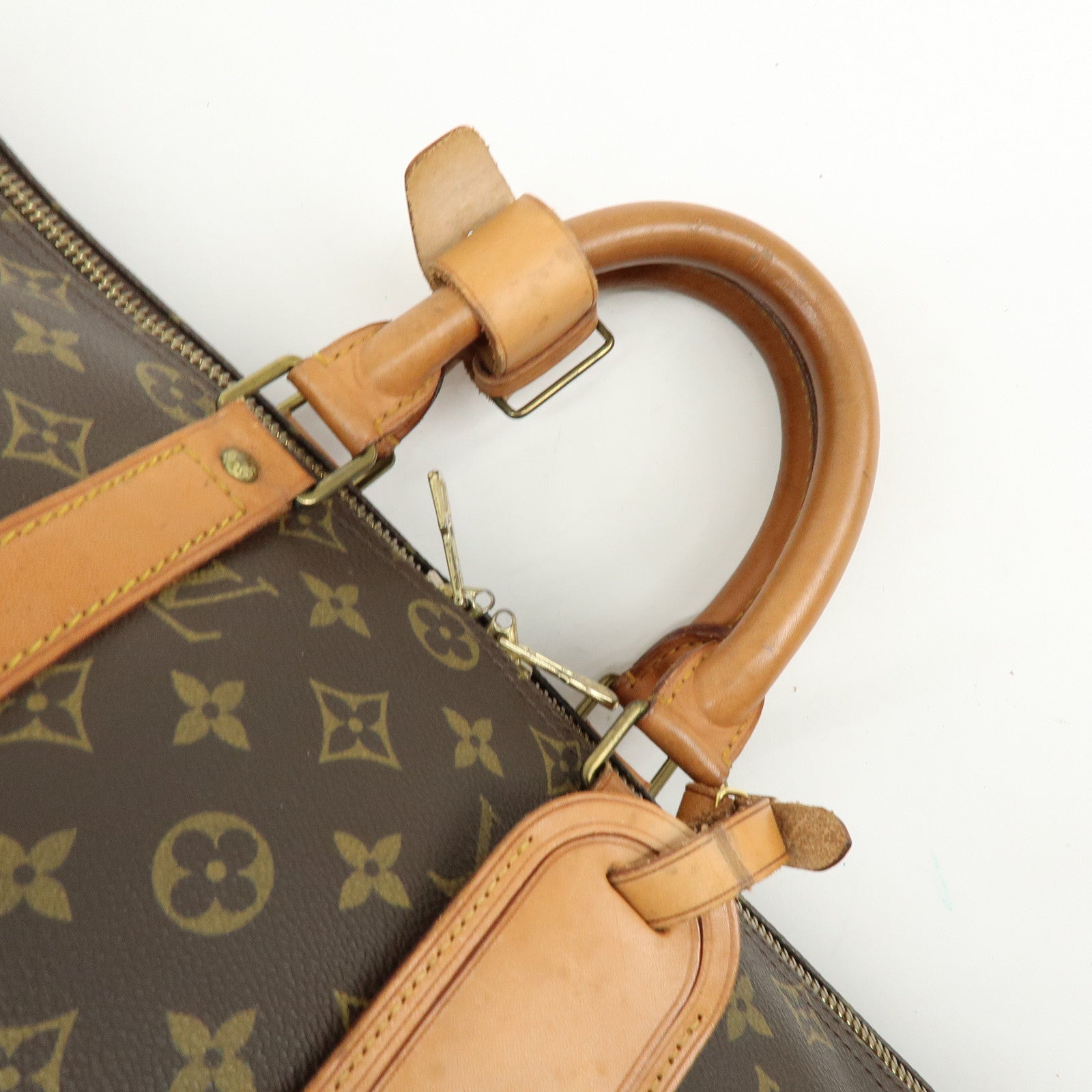 Louis Vuitton Monogram Keep All 45 Boston Bag Brown M41428
