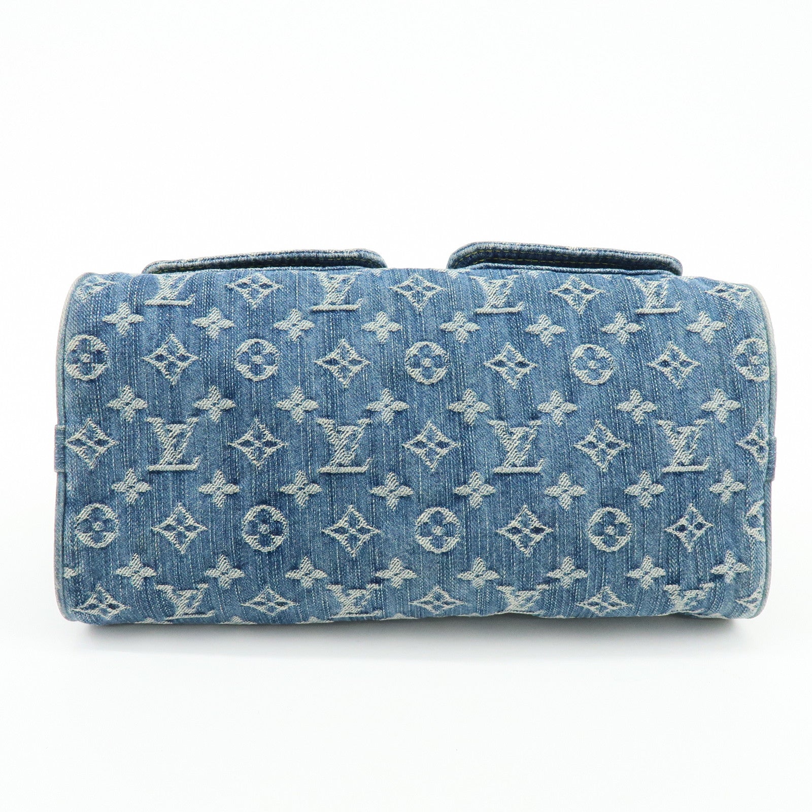 Louis Vuitton Monogram Denim Neo Speedy Boston Bag Blue M95019