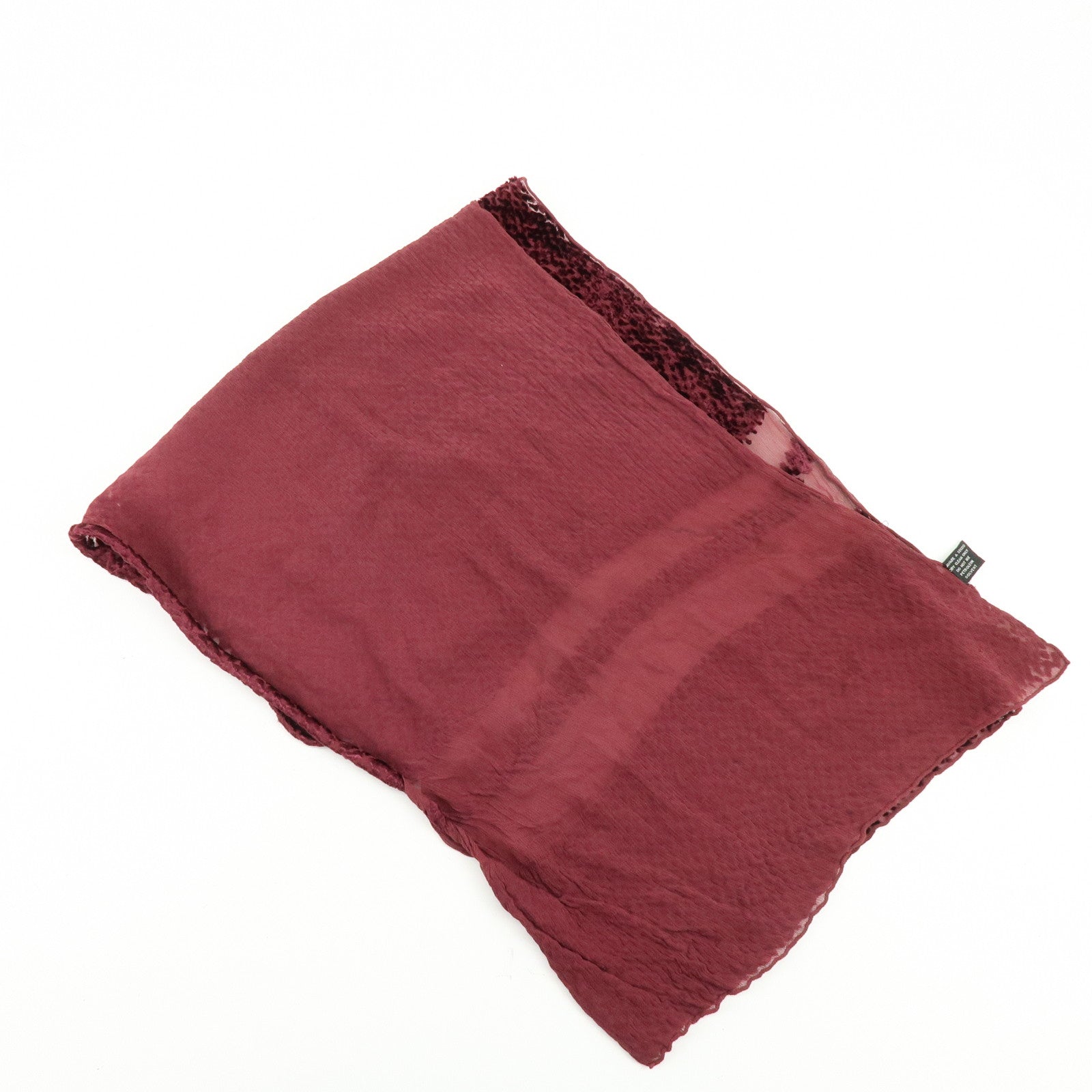 GUCCI Lot of 3 Wool100% Silk100% Rayon Scarf Stole Pink Bordeaux Red