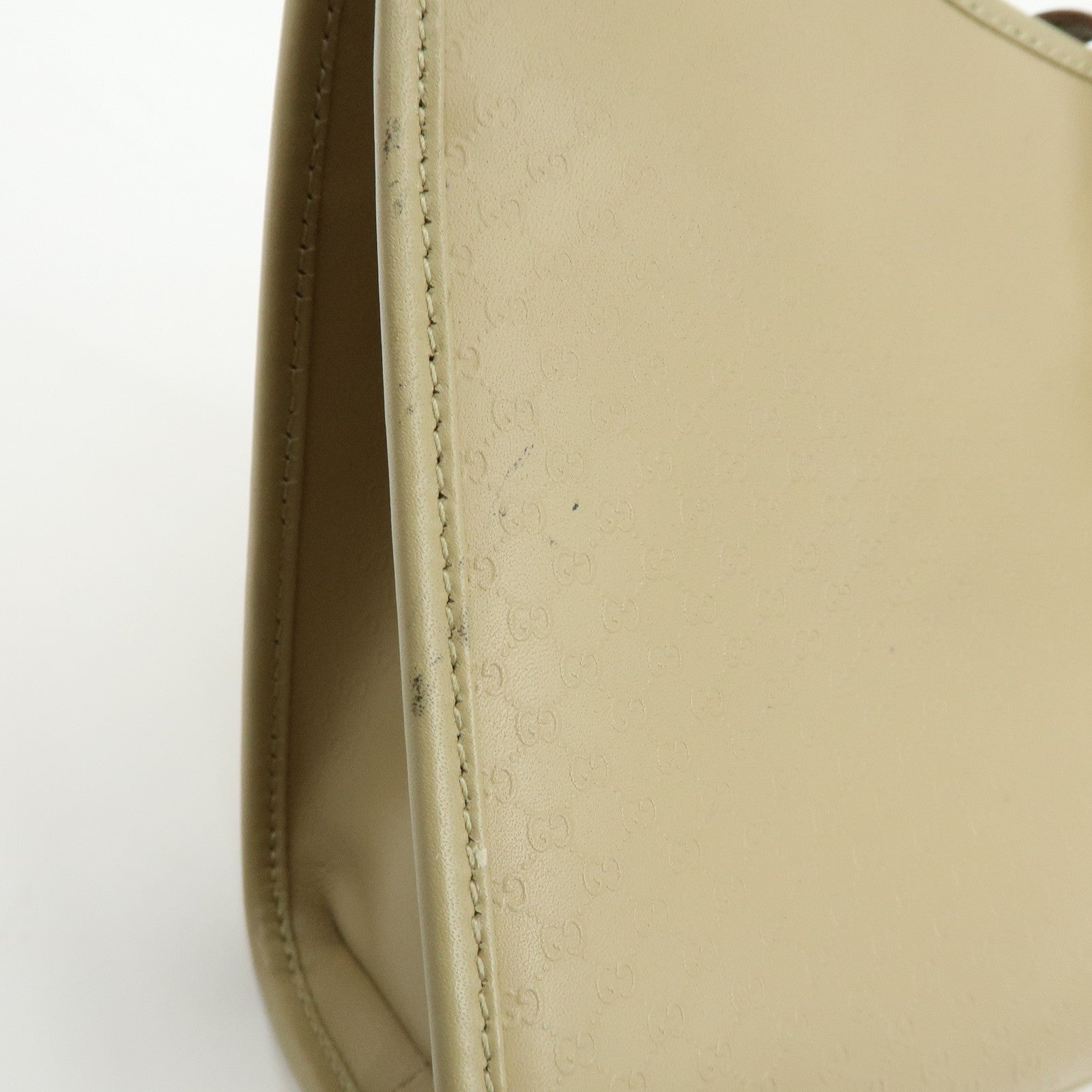 GUCCI Jackie Microguccissima Leather Shoulder Bag Hand Bag 002.1068