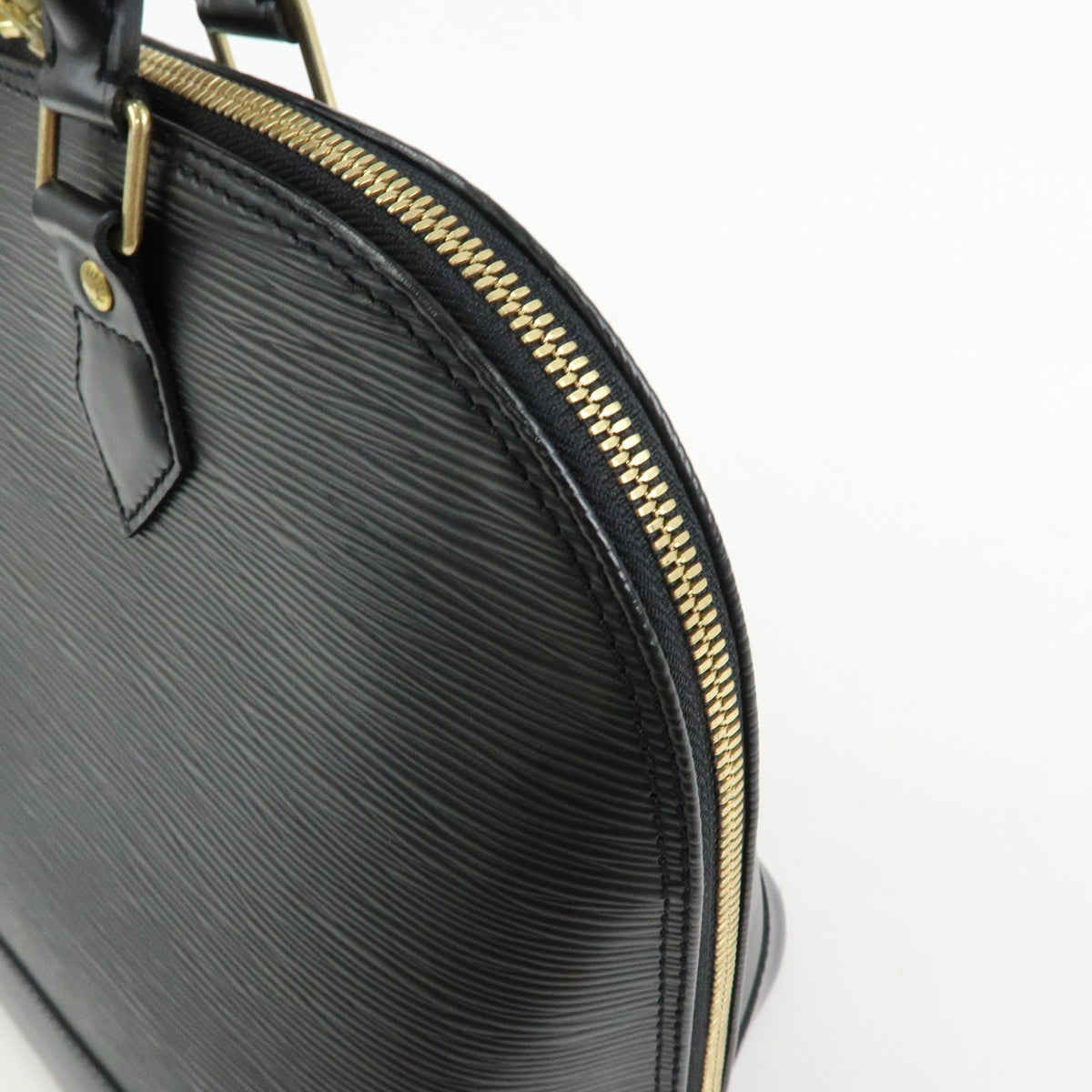 Louis Vuitton Epi Alma Leather Hand Bag Noir Black M52142