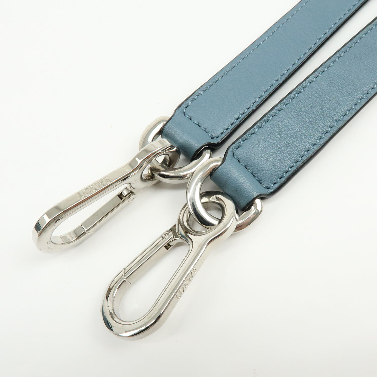 LOEWE Anagram Puzzle Bag Leather 2Way Bag Hand Shoulder Bag Light Blue