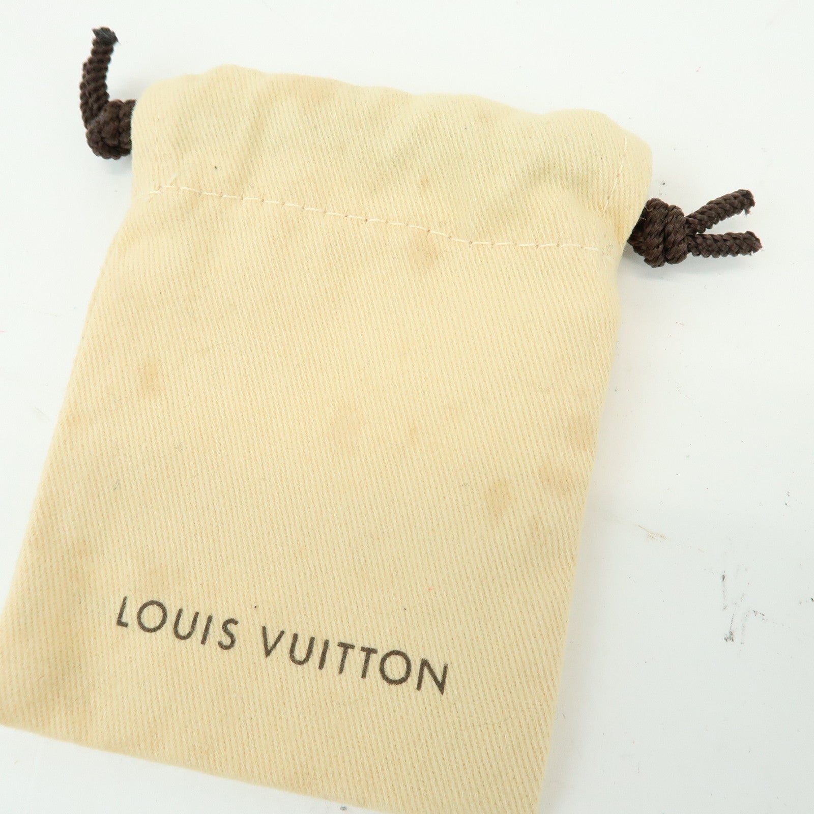Loiuis Vuitton Set Of  32 Dust Bag Drawstring Style Beige Brown