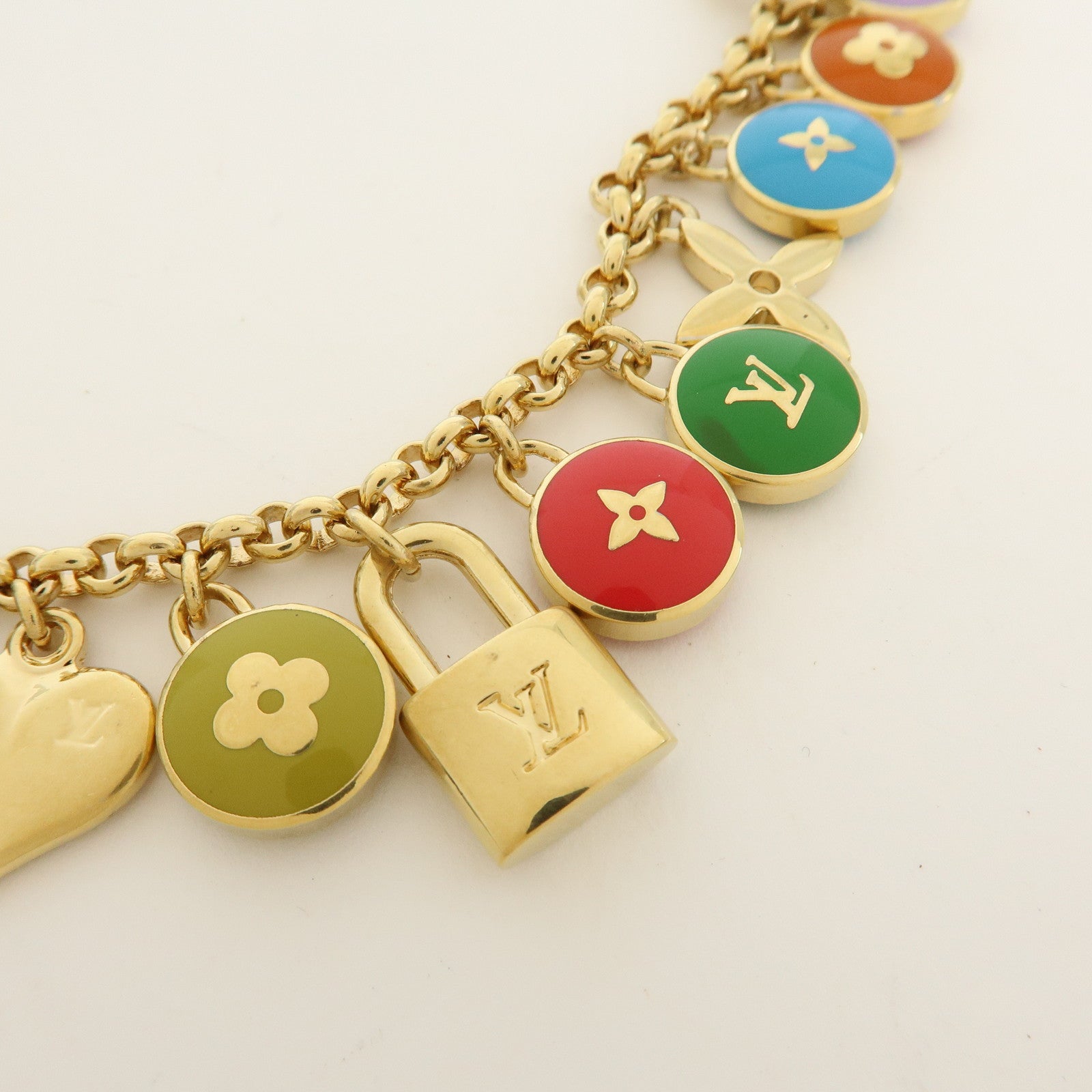 Louis Vuitton Porte Cles Chaine Pastilles Metal Key Chain M66172