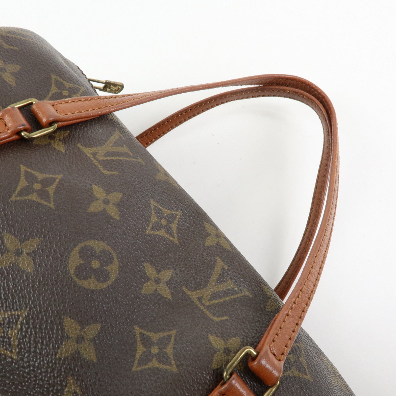 Louis Vuitton Monogram Papillon 26 Hand Bag Brown M51366