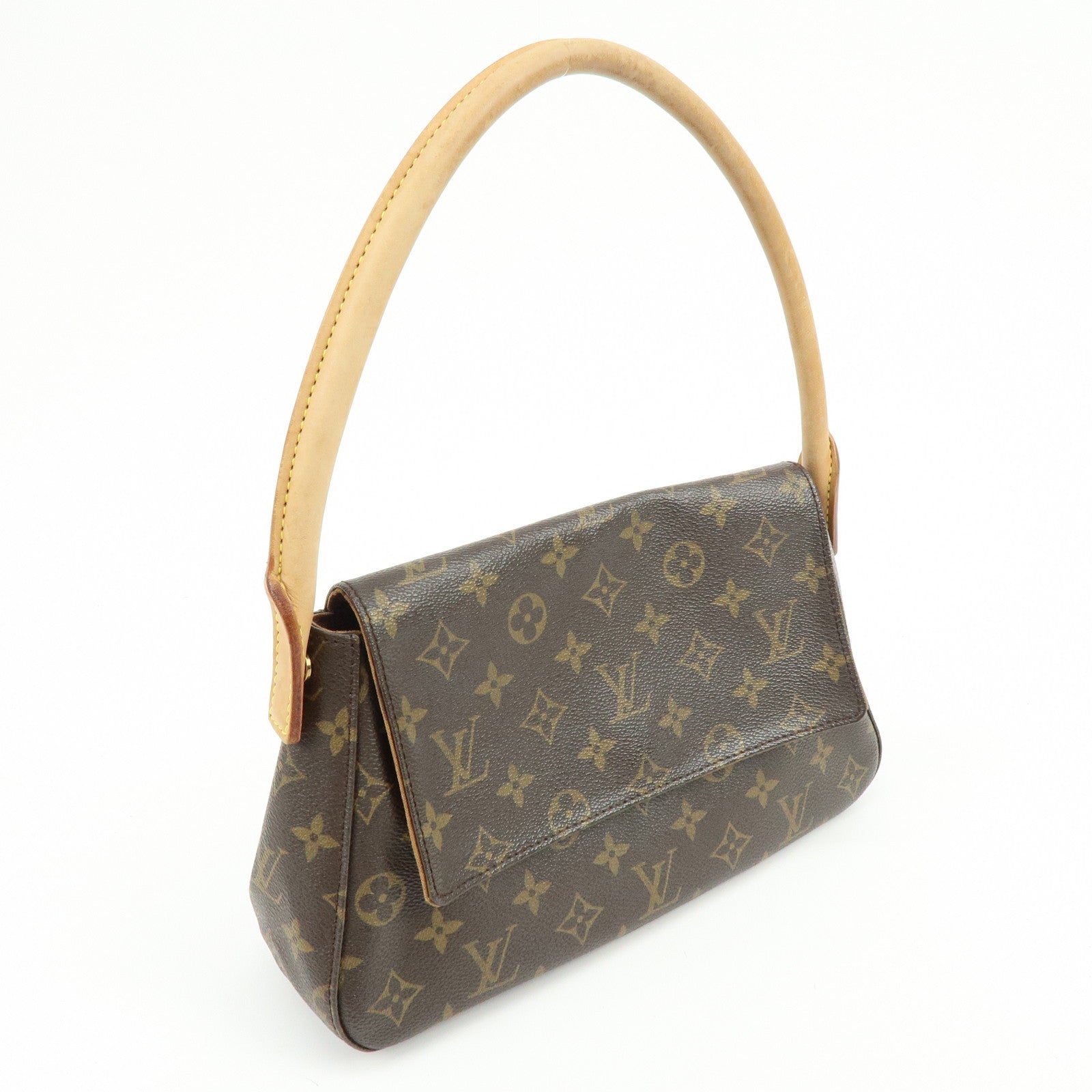Louis Vuitton Monogram Mini Looping Shoulder Bag Brown M51147