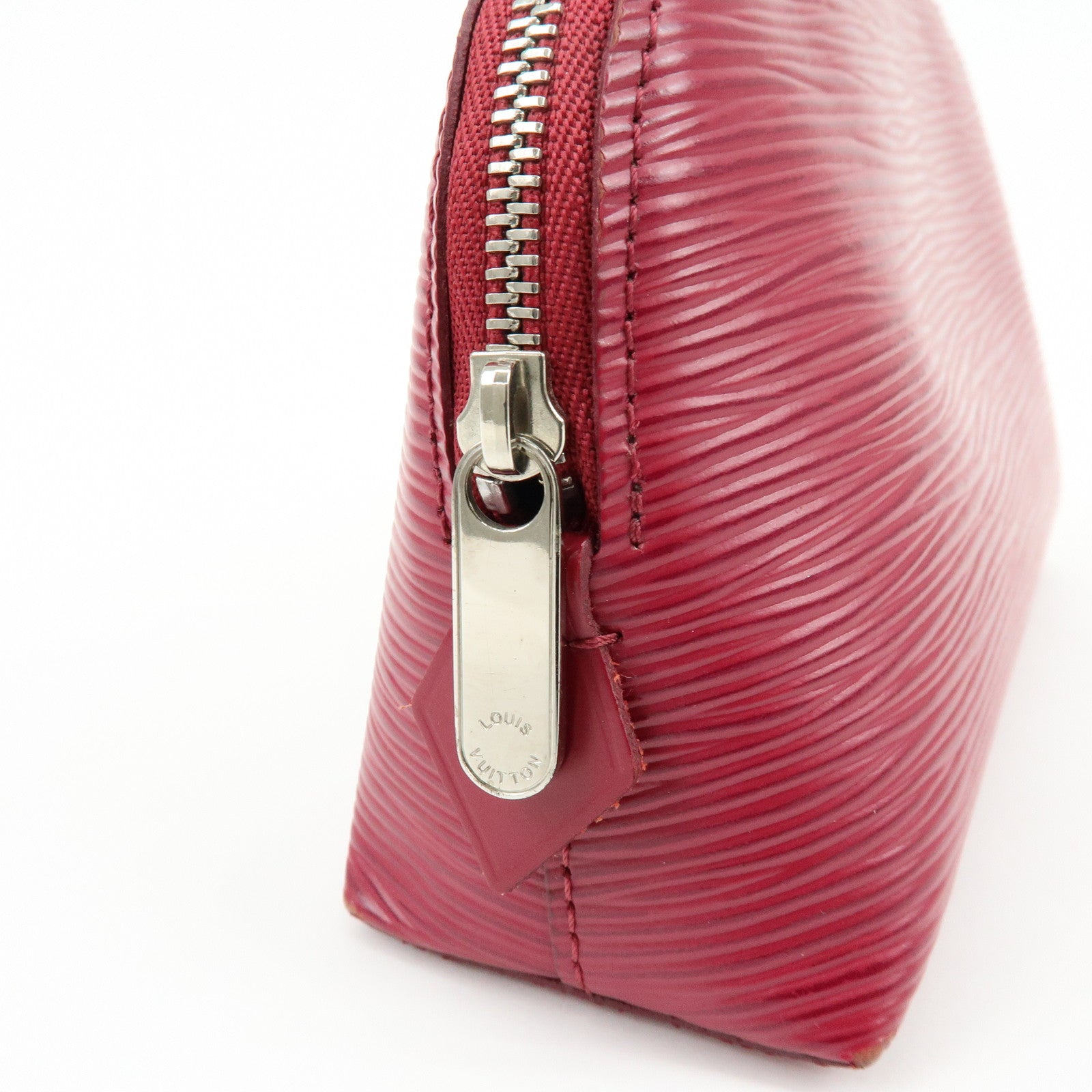 Louis Vuitton Epi Pochette Cosmetic Pouch Fuchsia Pink M40641