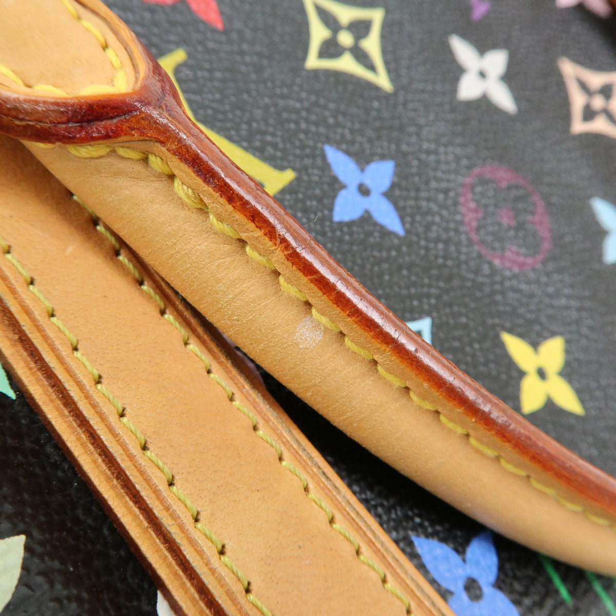 Louis Vuitton Monogram Multicolor Priscilla Hand Bag Noir M40097
