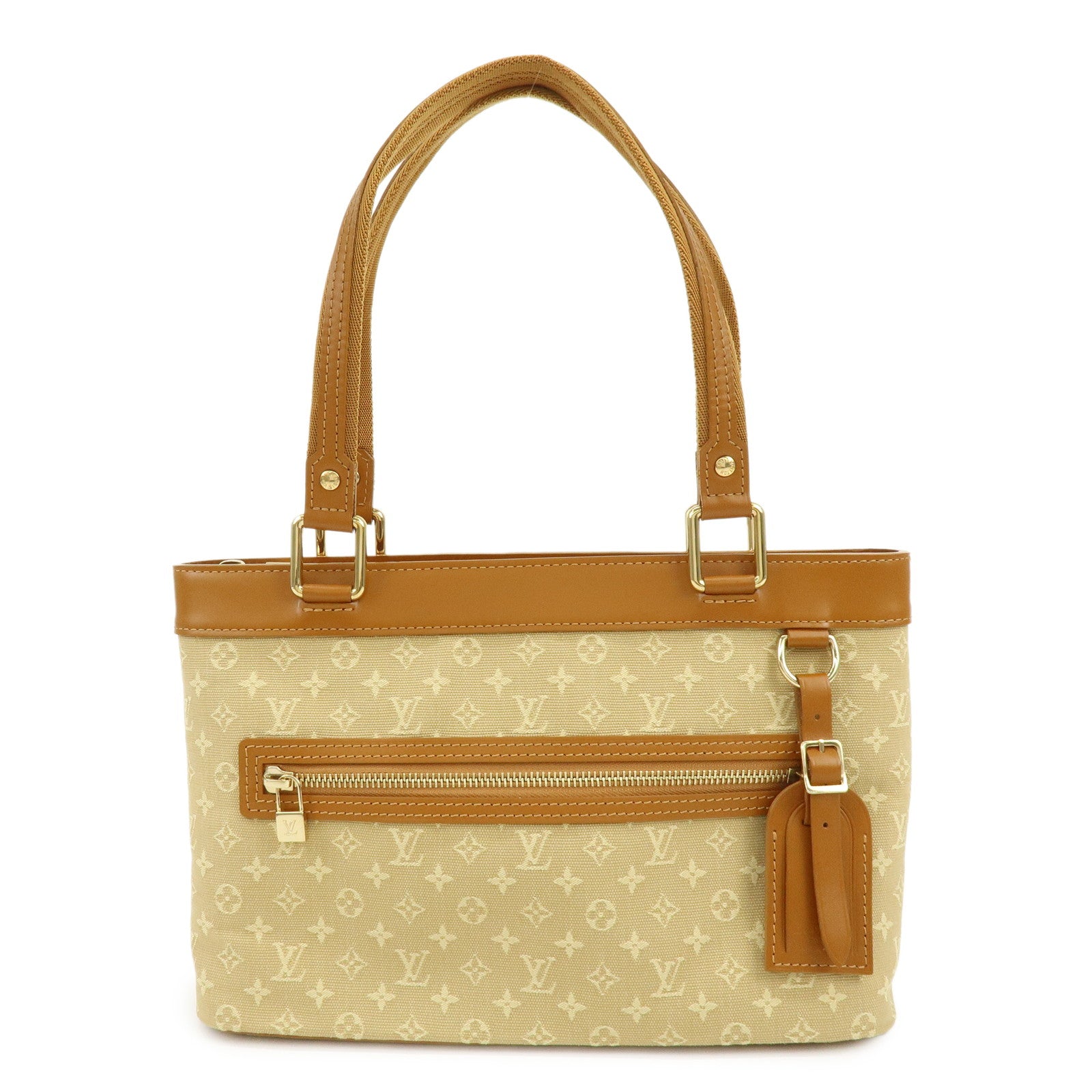 Louis Vuitton Monogram Mini Lucille PM Hand Bag Beige M92684