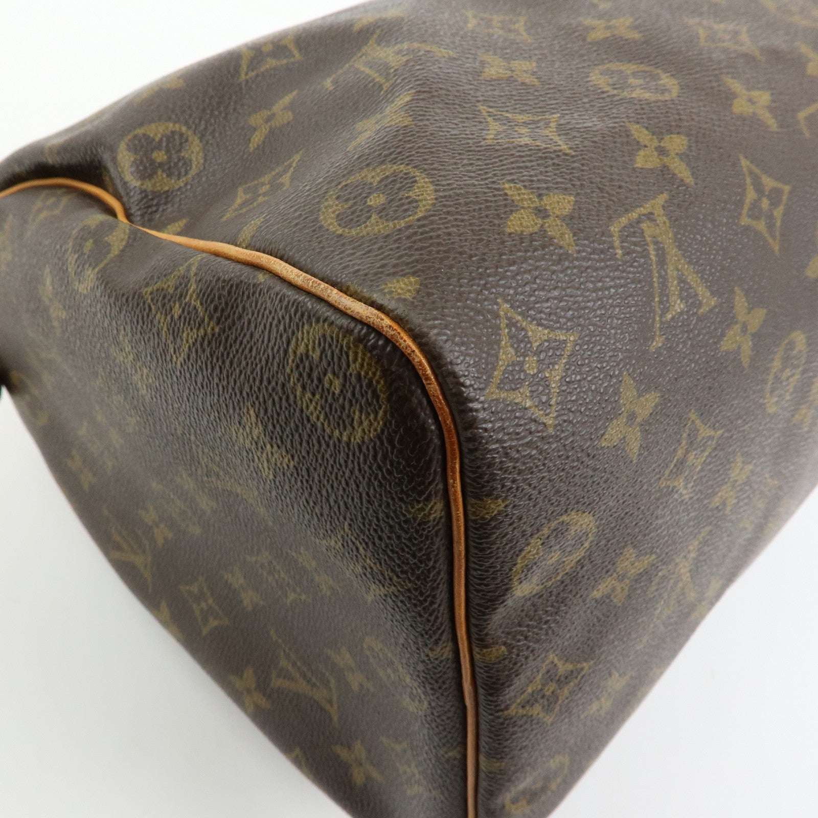 Louis Vuitton Monogram Speedy 35 Boston Bag Hand Bag Brown M41524