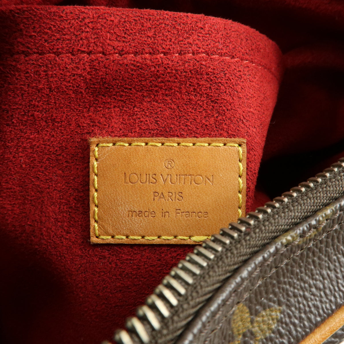 Louis Vuitton Monogram Croissant MM Shoulder Bag Brown M51512