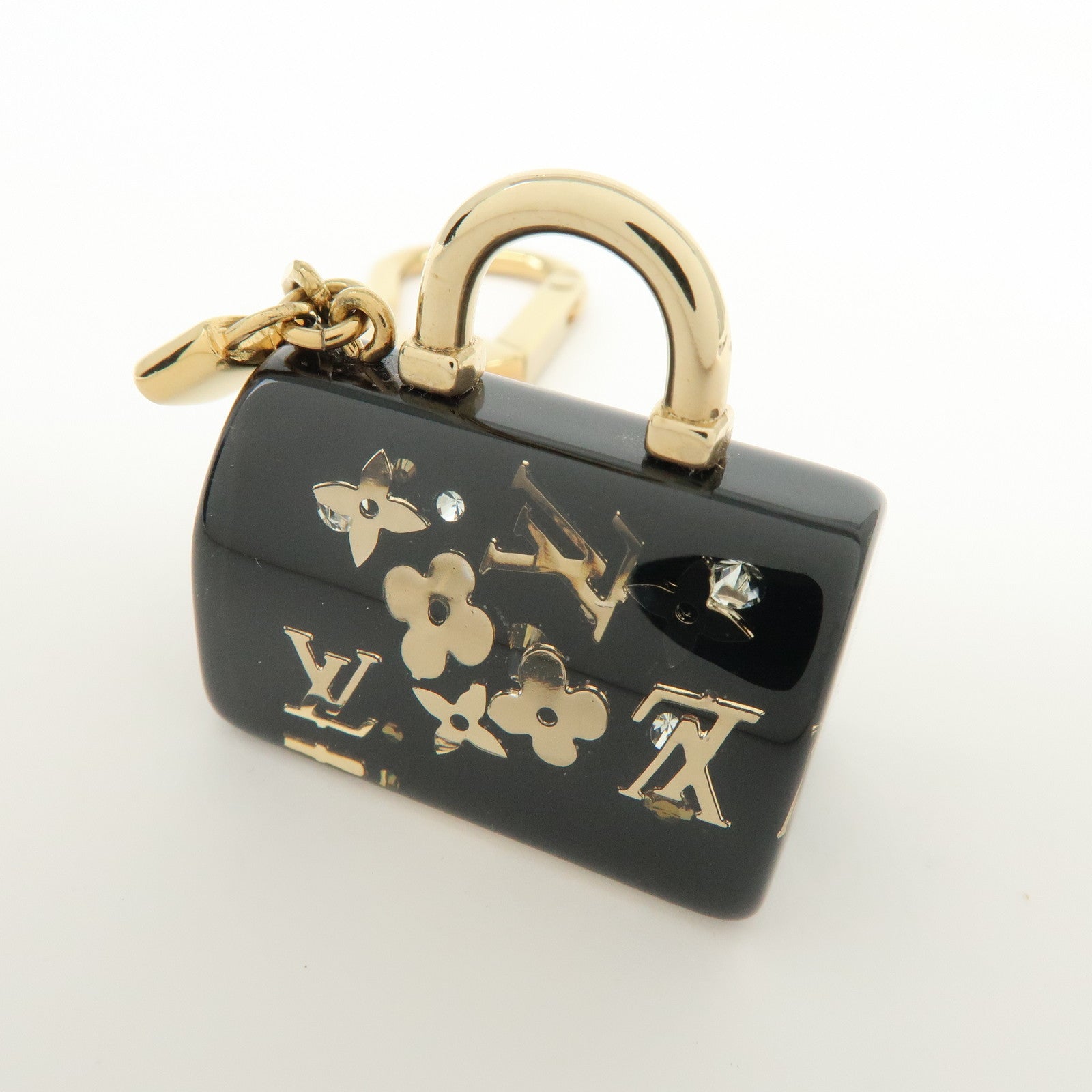 Louis Vuitton Resin Porte-Cles Speedy Inclusion Bag Charm Key Chain