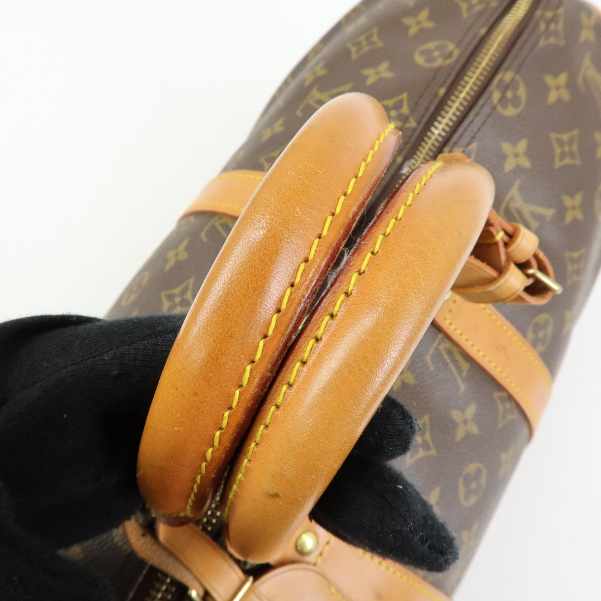 Louis Vuitton Monogram Keep All 45 Boston Bag Brown M41428