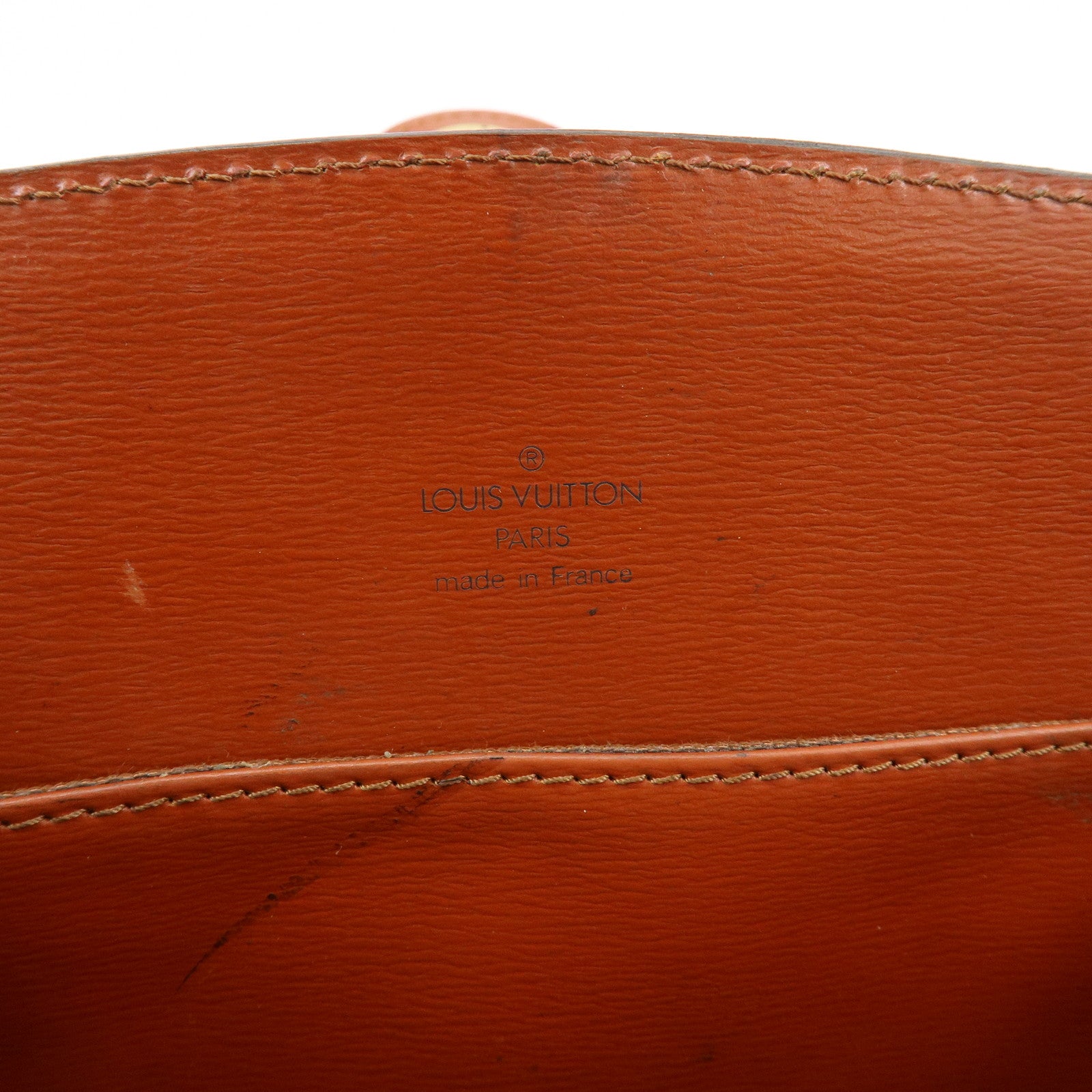Louis Vuitton Epi Leather Capucines Shoulder Bag Kenya Brown M52343