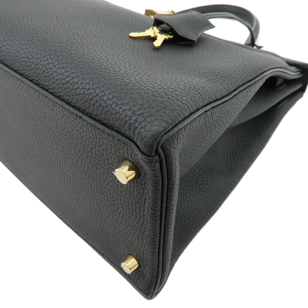 HERMES Kelly 35 Retourne Togo Leather 2Way Bag D Stamped Black