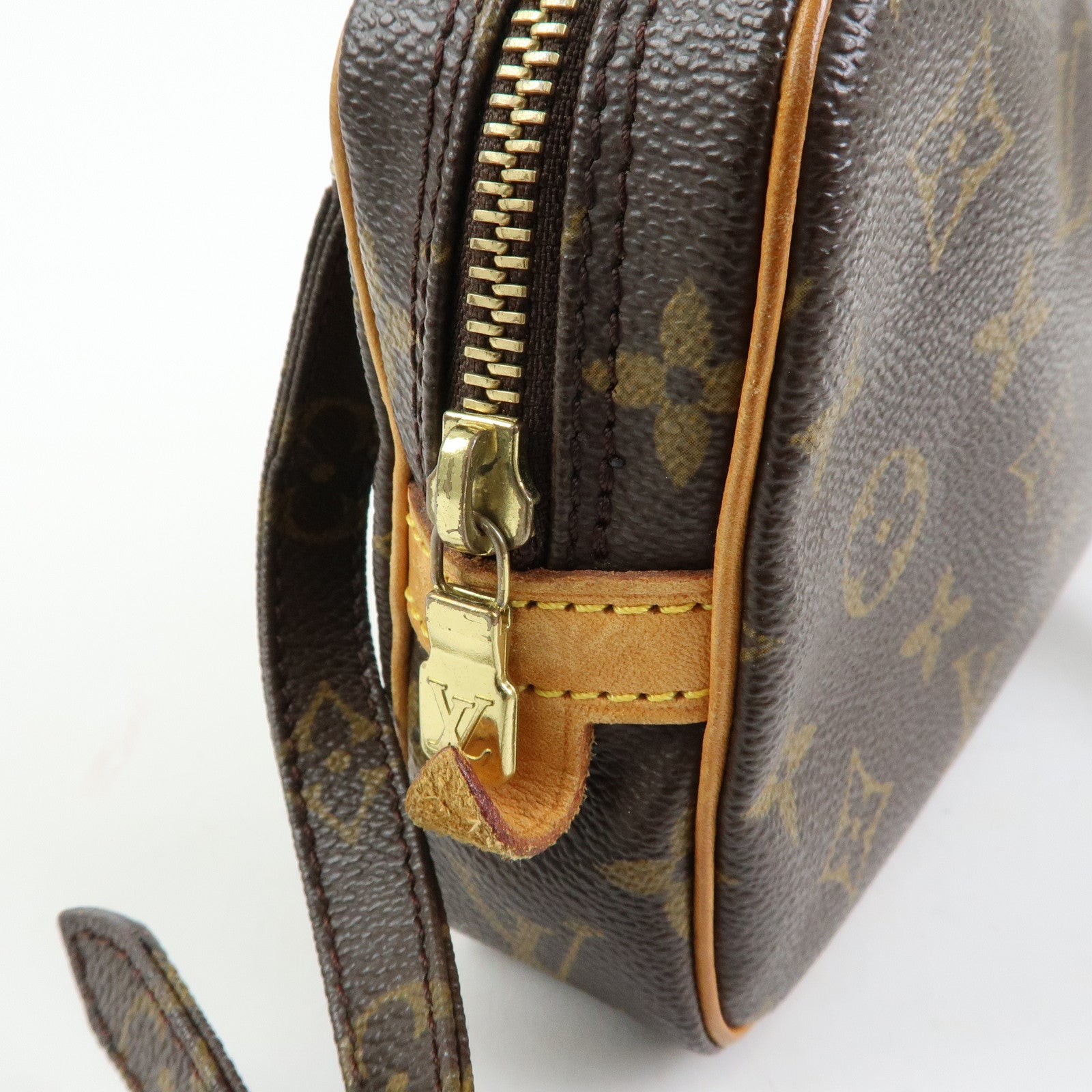 Louis Vuitton Monogram Pochette Marly Bandouliere Bag Brown M51828