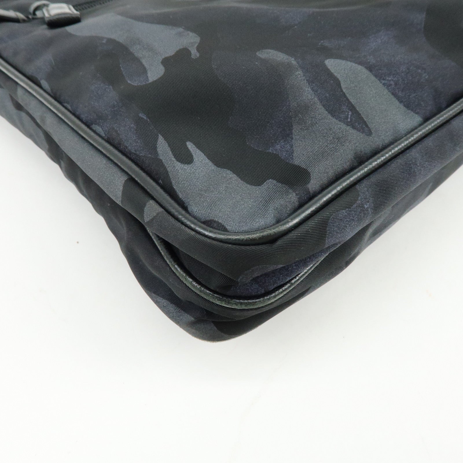 PRADA Triangle Logo Nylon Shoulder Crossbody Bag Cammoflage BR2418