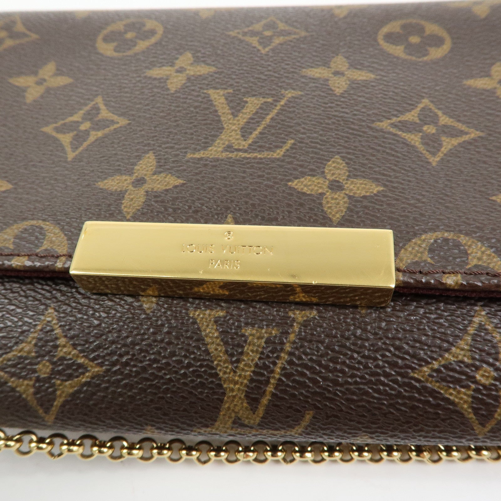 Louis Vuitton Monogram Favorite PM 2Way Shoulder Bag Brown M40717