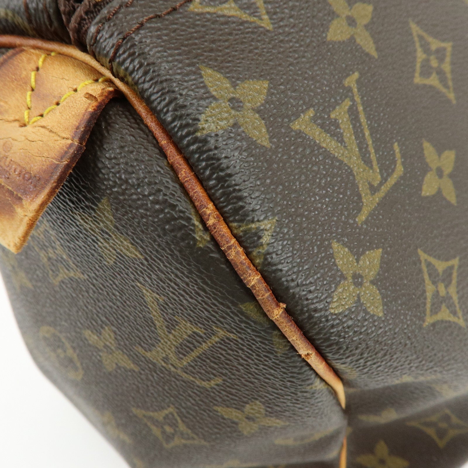 Louis Vuitton Monogram Keep All Bandouliere 45 Boston Bag Brown M41418
