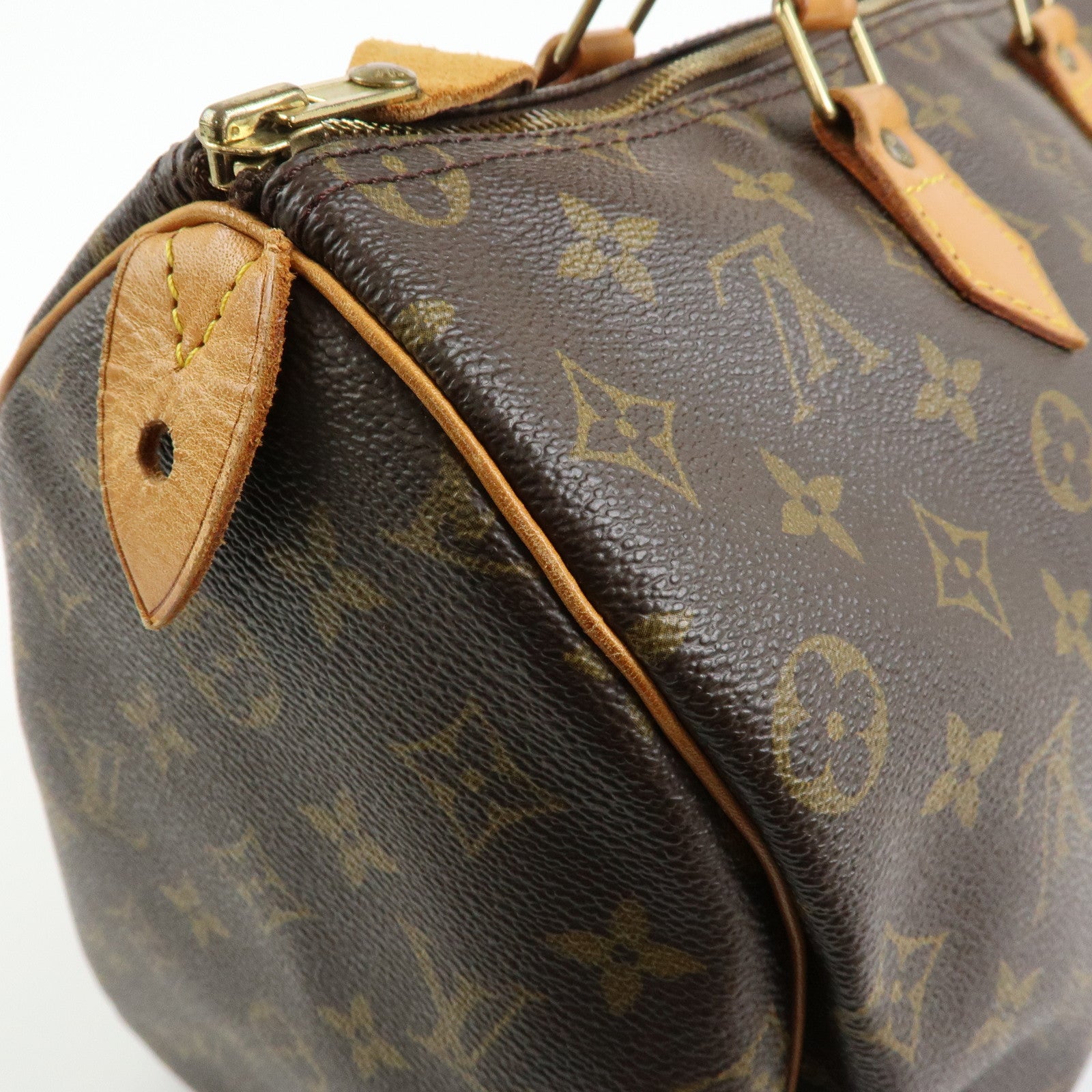 Louis Vuitton Monogram Speedy 35 Boston Bag Hand Bag Brown M41524