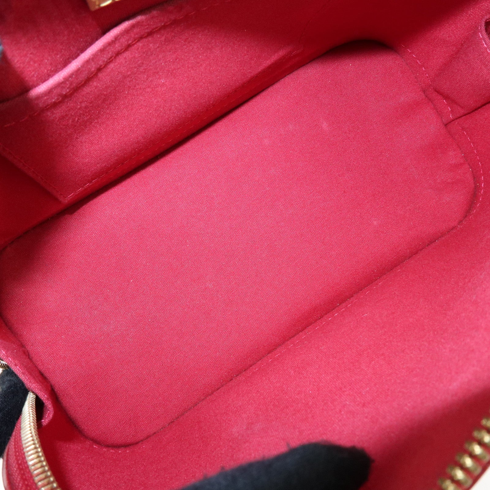 Louis Vuitton Monogram Vernis Alma BB 2Way Bag Red M91606