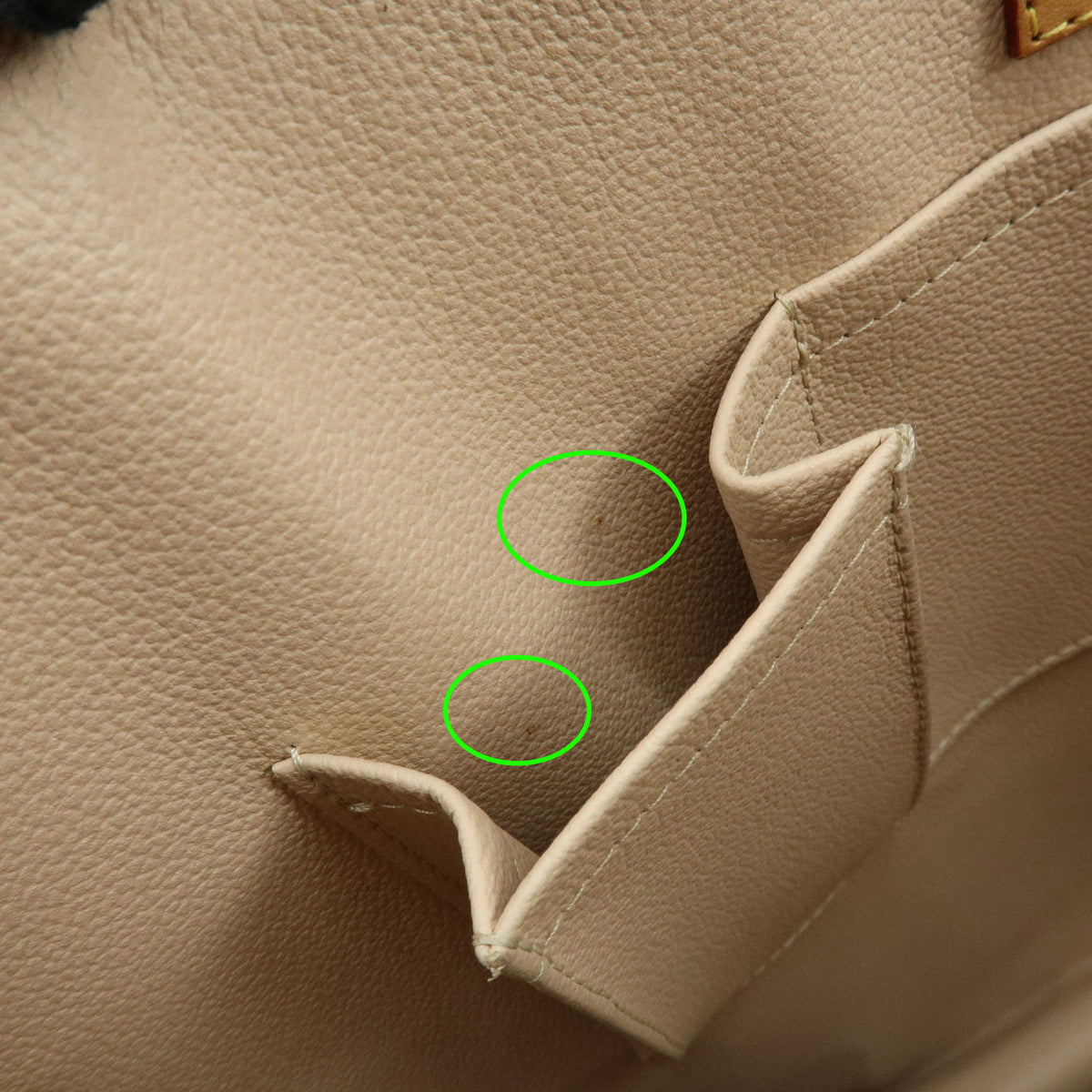 Louis Vuitton Monogram Sac Plat Tote Bag Hand Bag Brown M51140