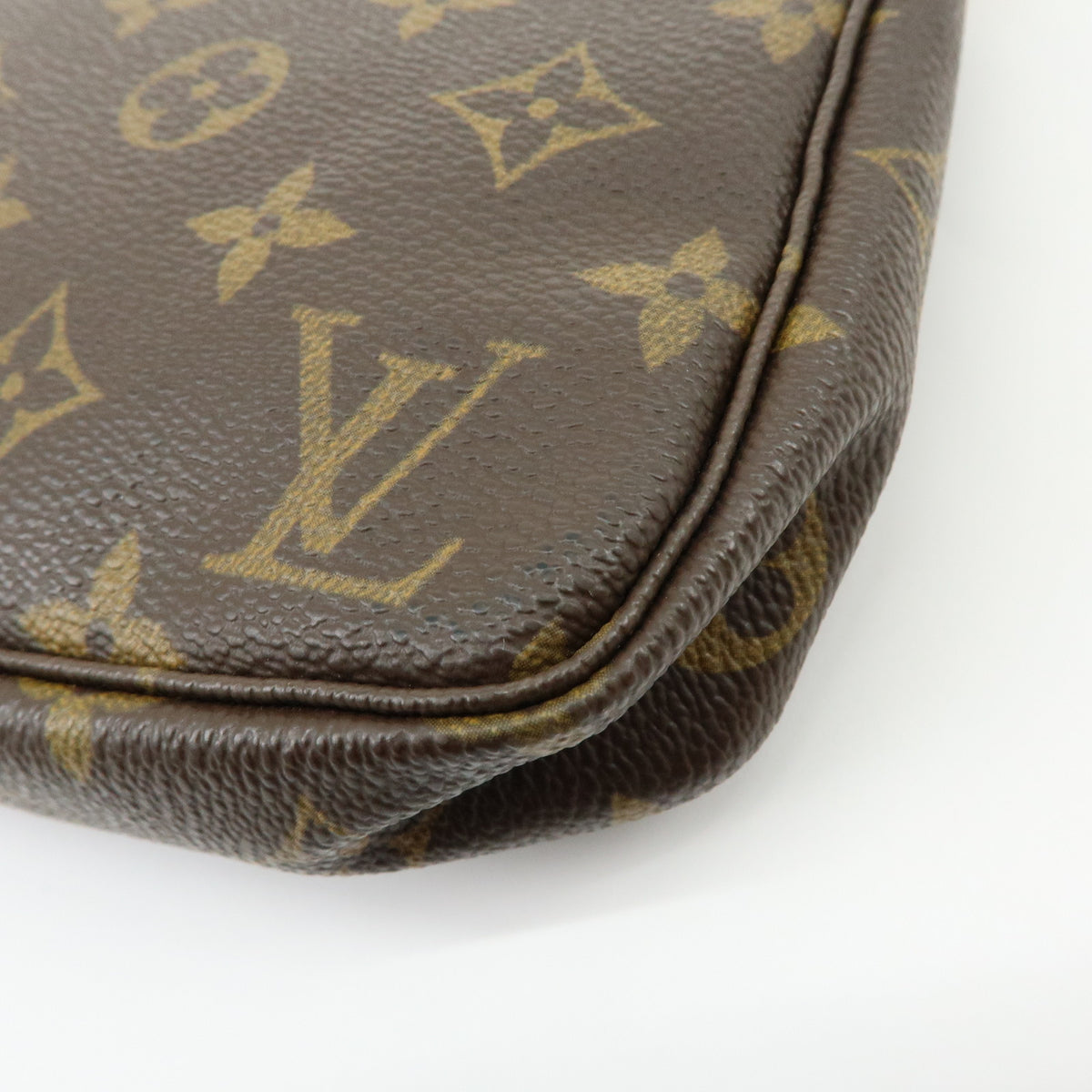 Louis Vuitton Monogram Pochette Accessoires Pouch Hand Bag Brown M51980