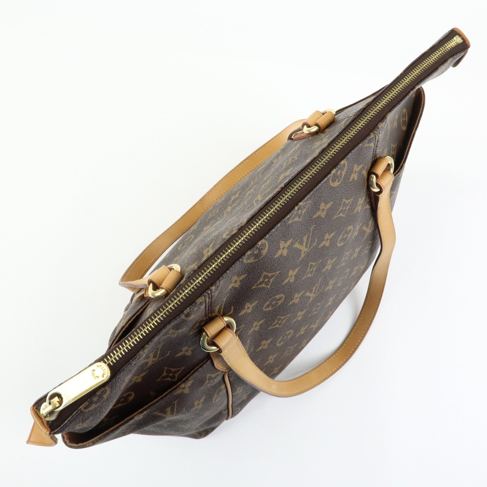 Louis Vuitton Monogram Totally MM Tote Shoulder Bag Brown M56689
