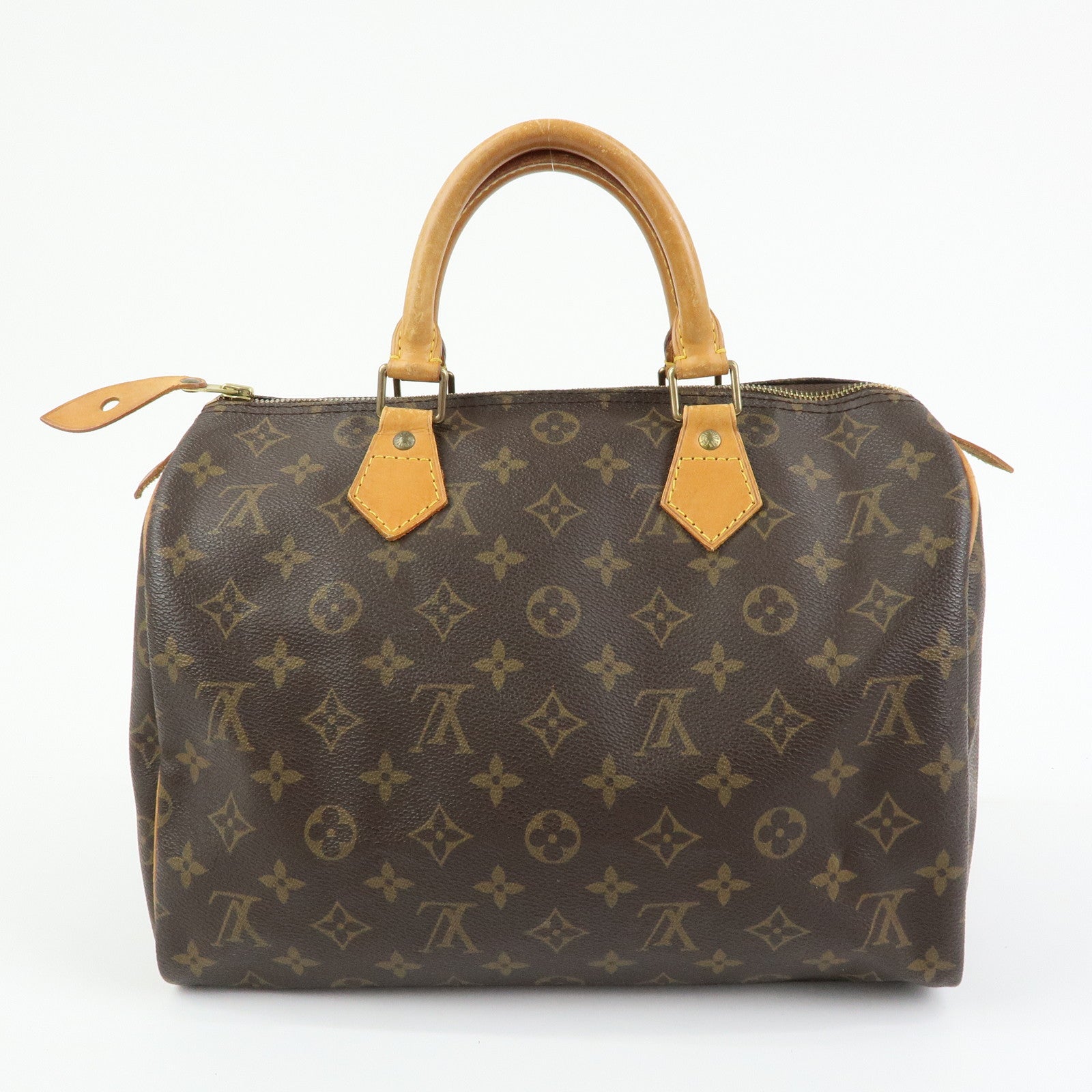 Louis Vuitton Monogram Speedy 30 Boston Bag Hand Bag Brown M41526