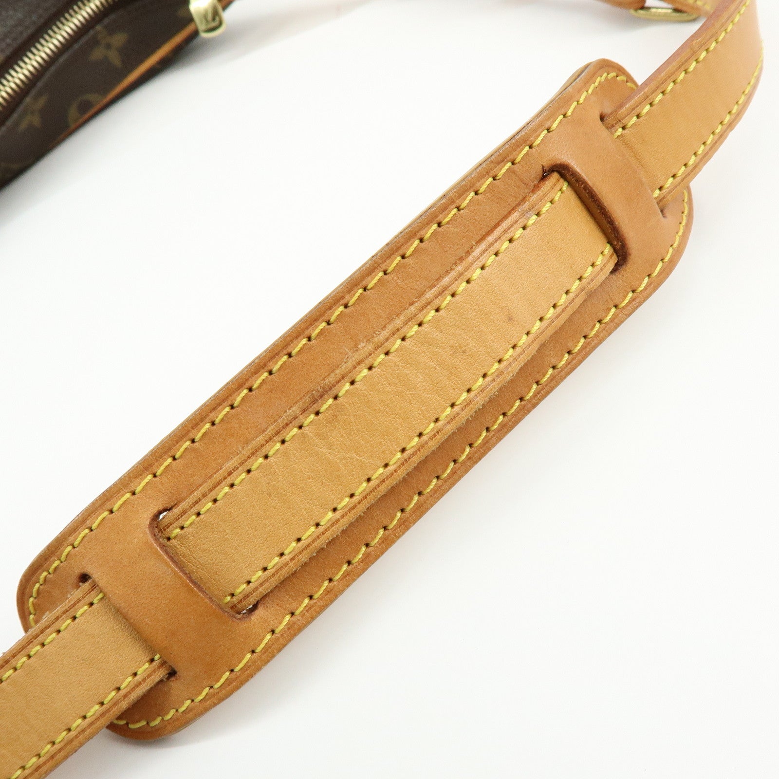 Louis Vuitton Monogram Boulogne 30 Canvas Shoulder Bag Brown M51265