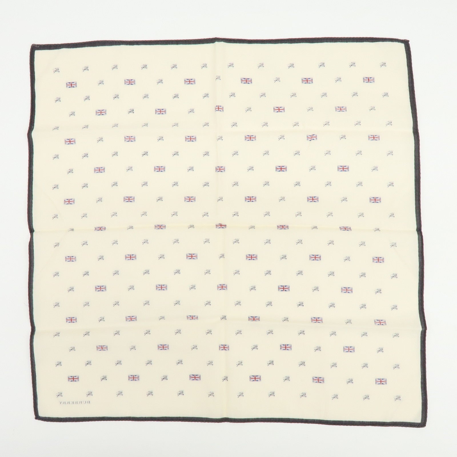 BURBERRY Lot of 3 Silk Cotton Scarf Nova Plaid Navy White Red