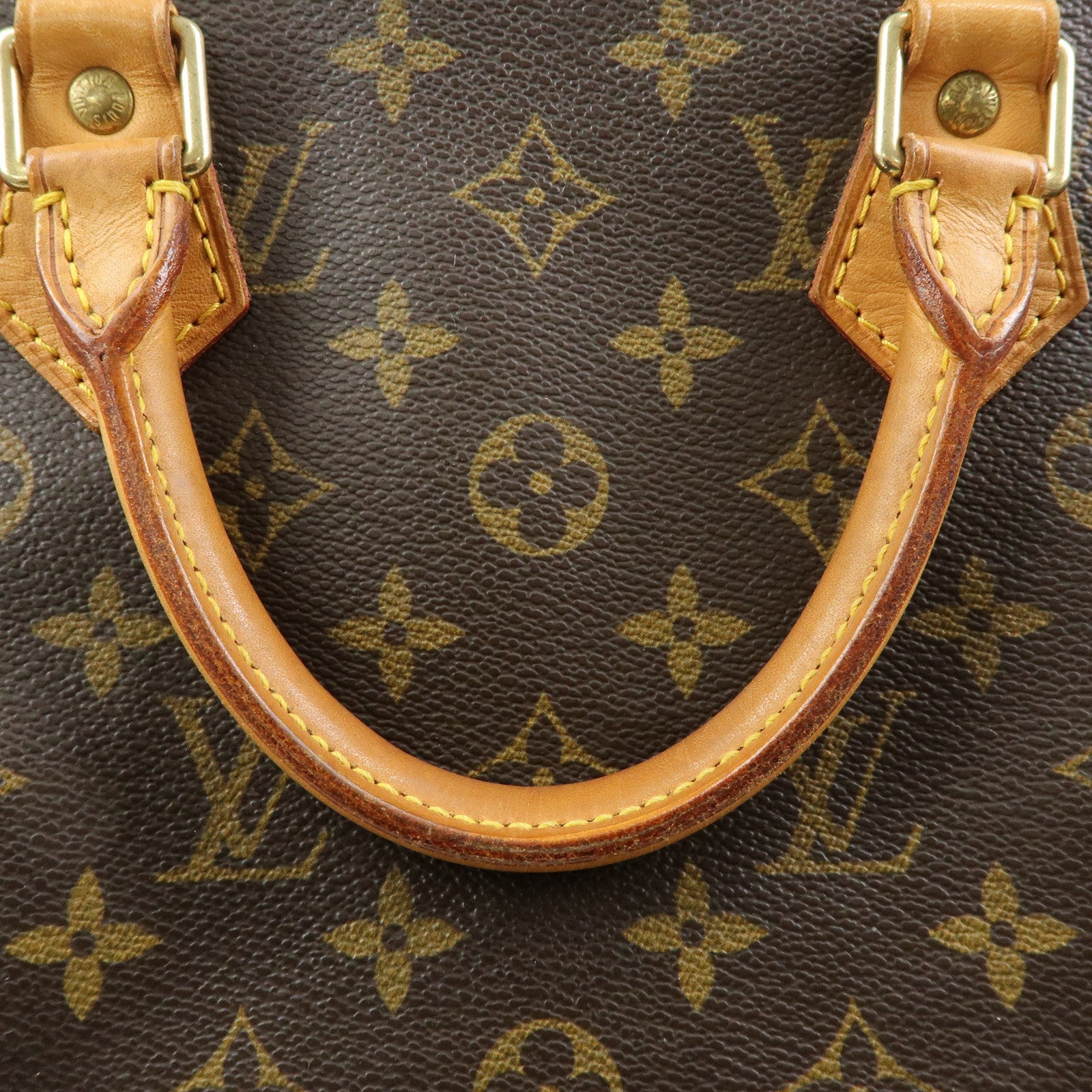 Louis Vuitton Monogram Speedy 35 Boston Bag Hand Bag Brown M41524