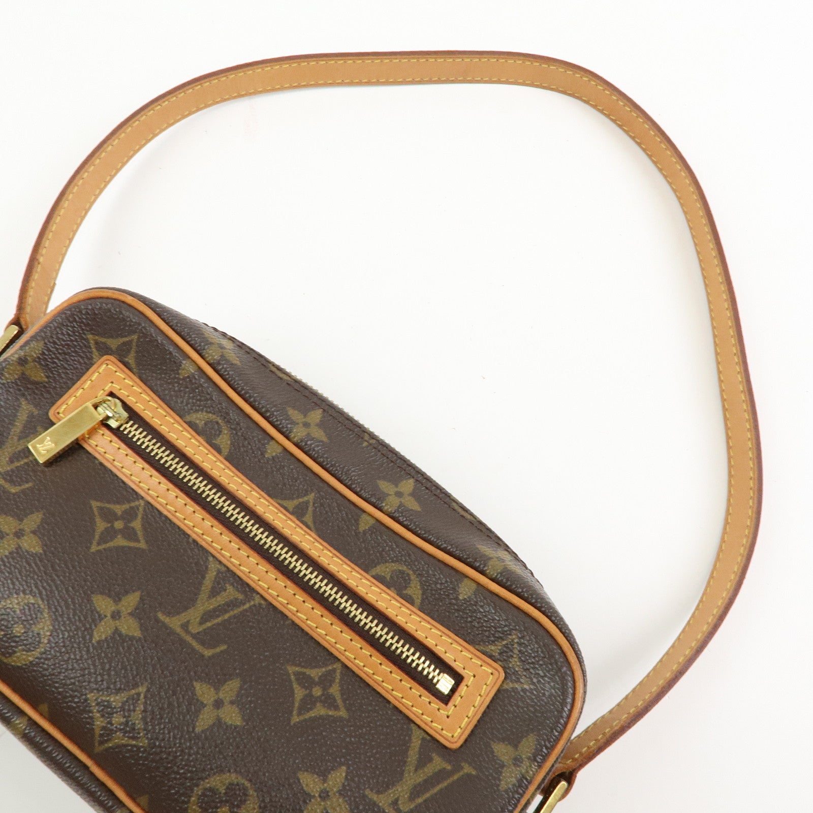 Louis Vuitton Monogram Pochette Cite Shoulder Bag Brown M51183