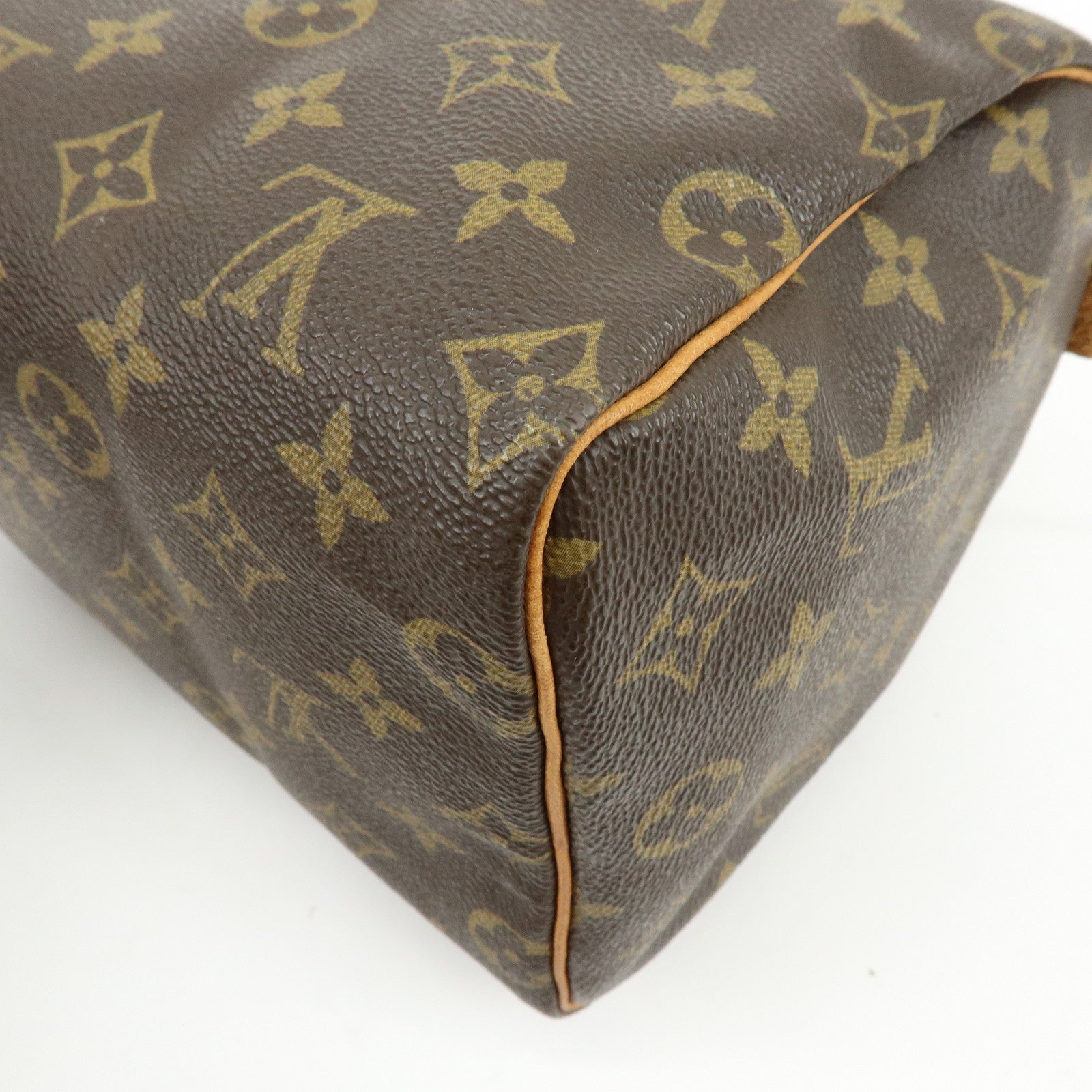 Louis Vuitton Monogram Speedy 25 Boston Bag Hand Bag Brown M41528