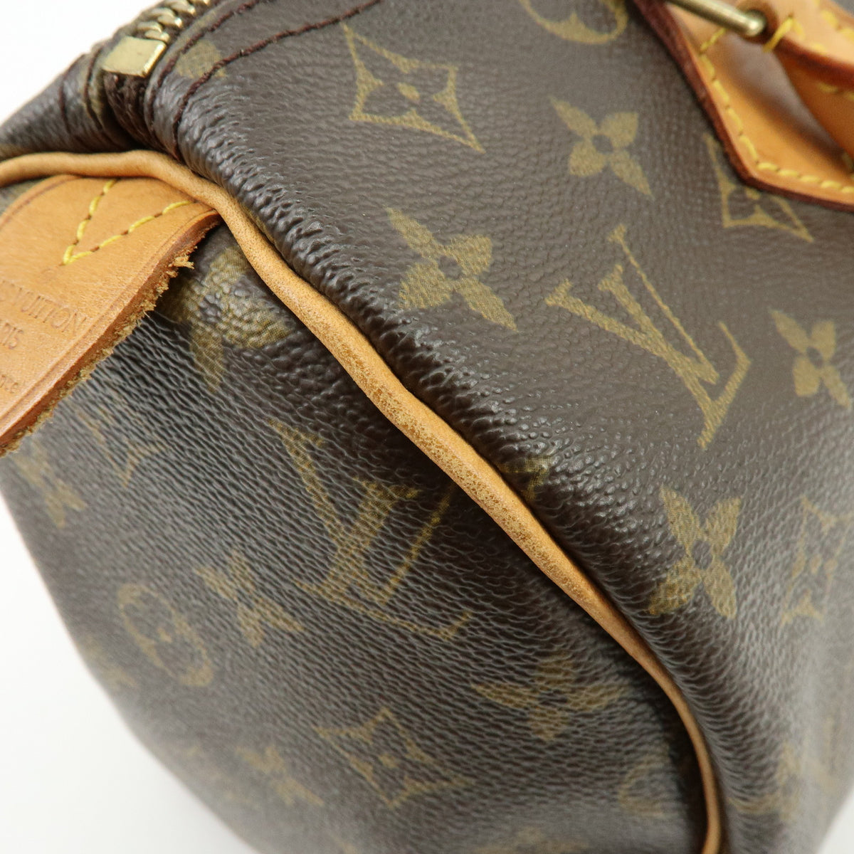 Louis Vuitton Monogram Speedy 30 Boston Bag Hand Bag Brown M41526