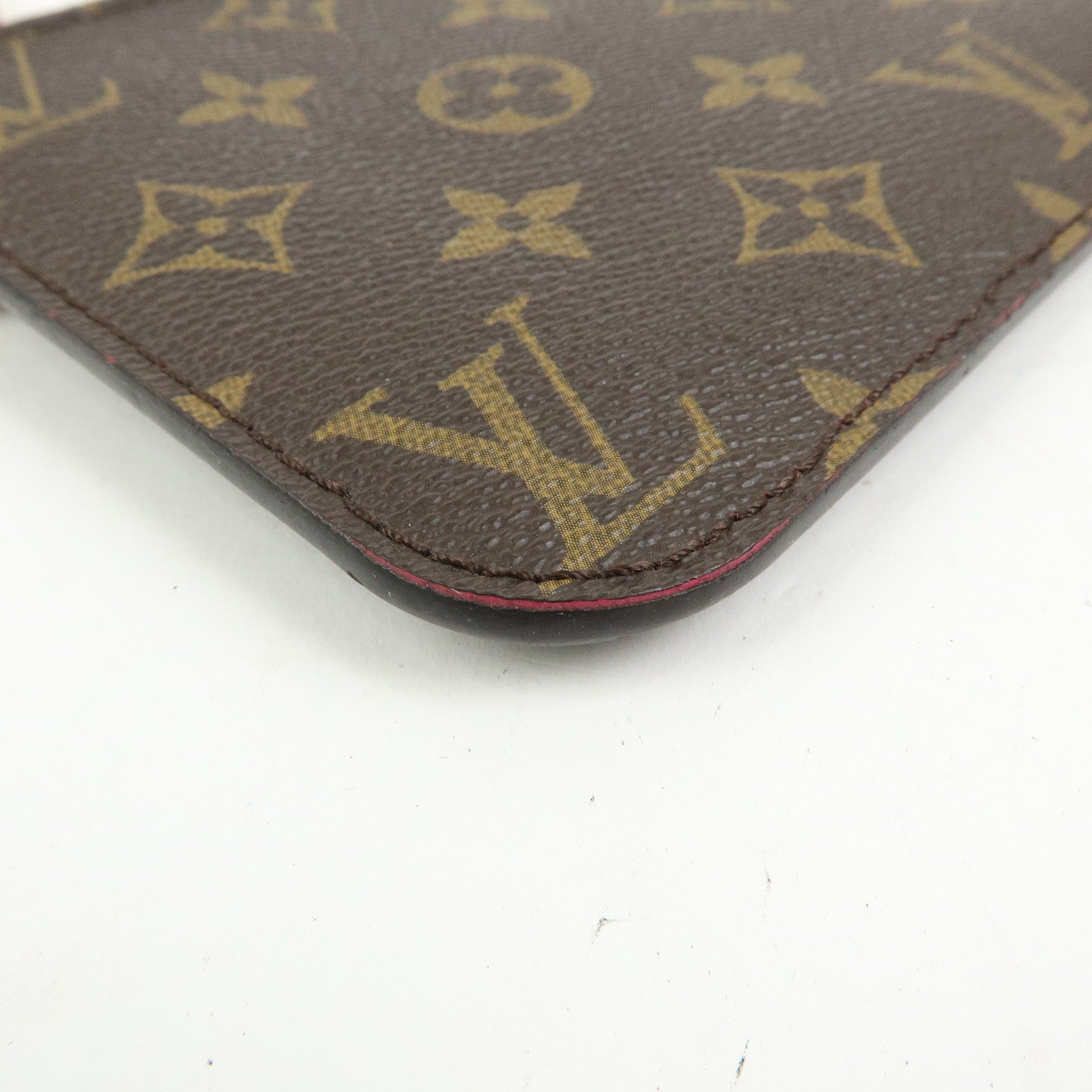 Louis Vuitton Monogram Canvas Pouch for Neverfull PM Tote Bag Pivoine