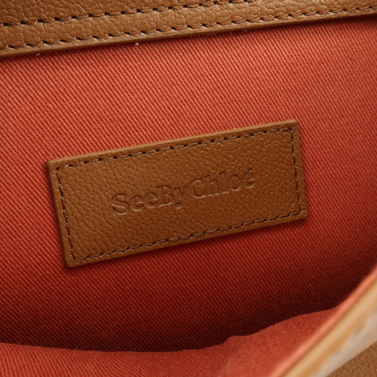 Chloe See By Chloe TILDA Leather Suede 2Way Shoulder Bag Off White