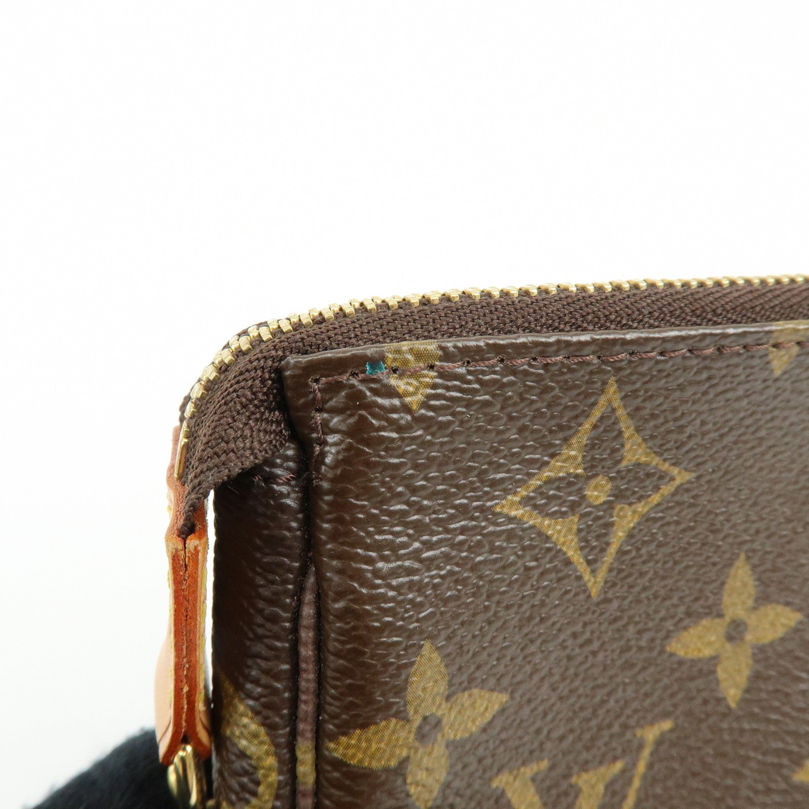 Louis Vuitton Monogram T&B Mini Pochette Accessoires Hand Bag M60153