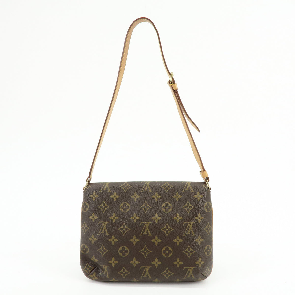 Louis Vuitton Monogram Musette Tango Short Shoulder Bag Brown M51257