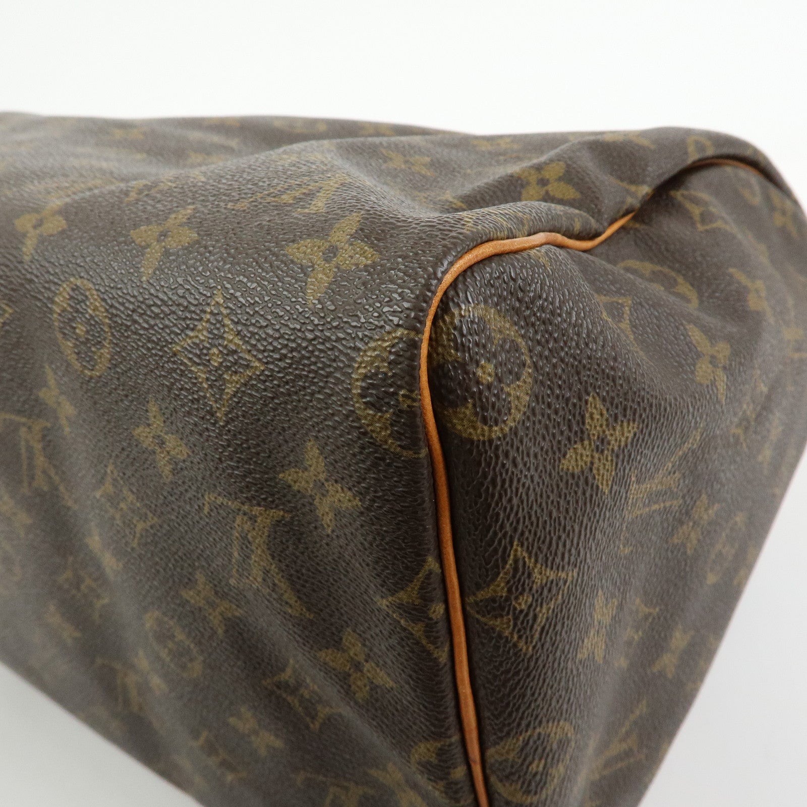 Louis Vuitton Monogram Speedy 40 Hand Bag Boston Bag Brown M41522