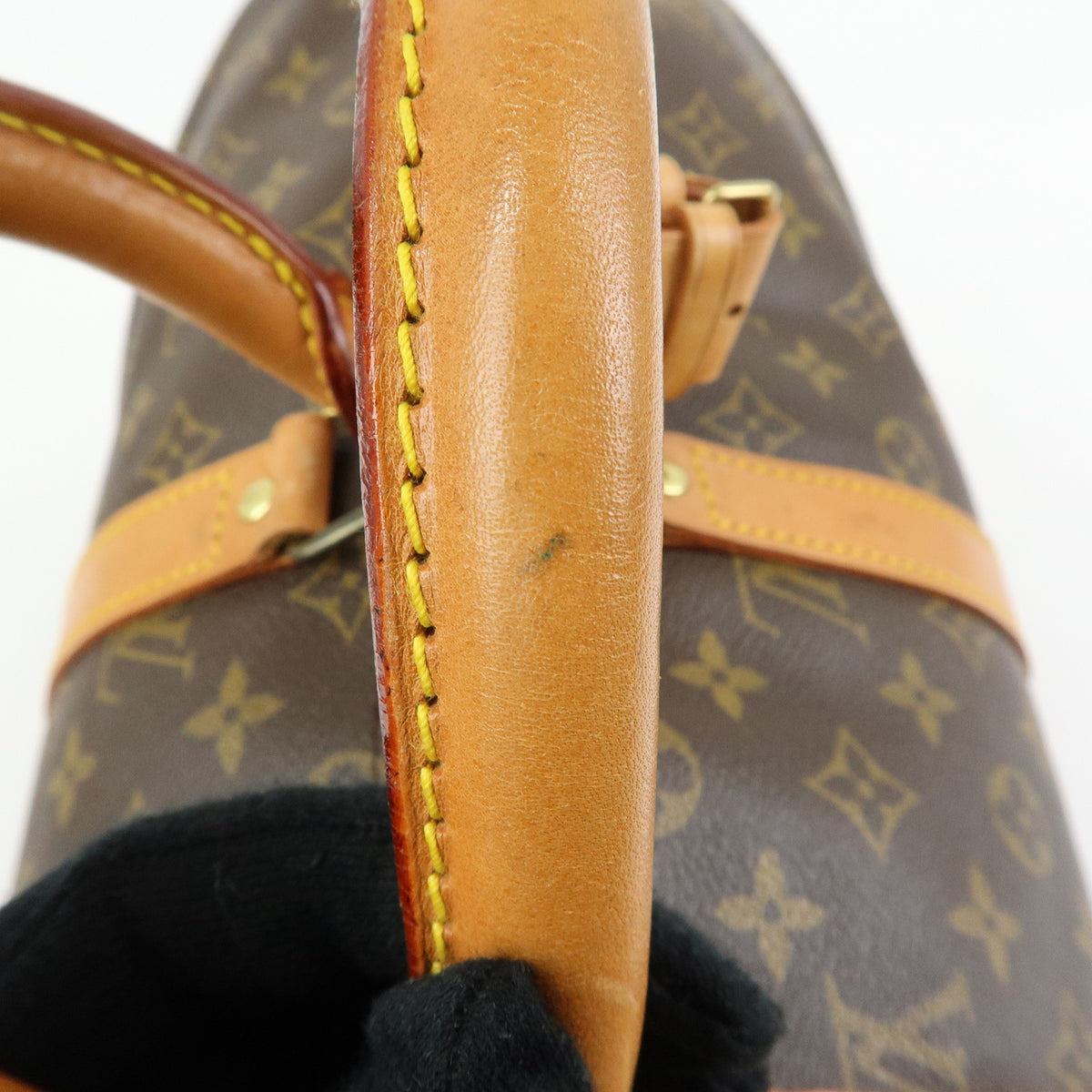 Louis Vuitton Monogram Keep All 45 Boston Bag Brown M41428
