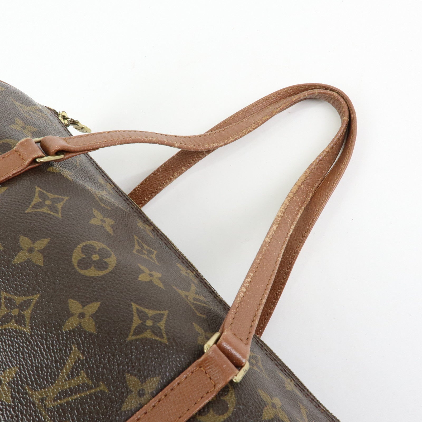 Louis Vuitton Monogram Papillon 30 Hand Bag Brown M51385