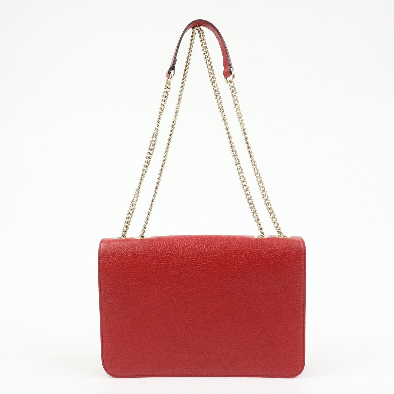 Gucci Interlocking G Leather Chain Shoulder Bag Crossbody Bag 510303