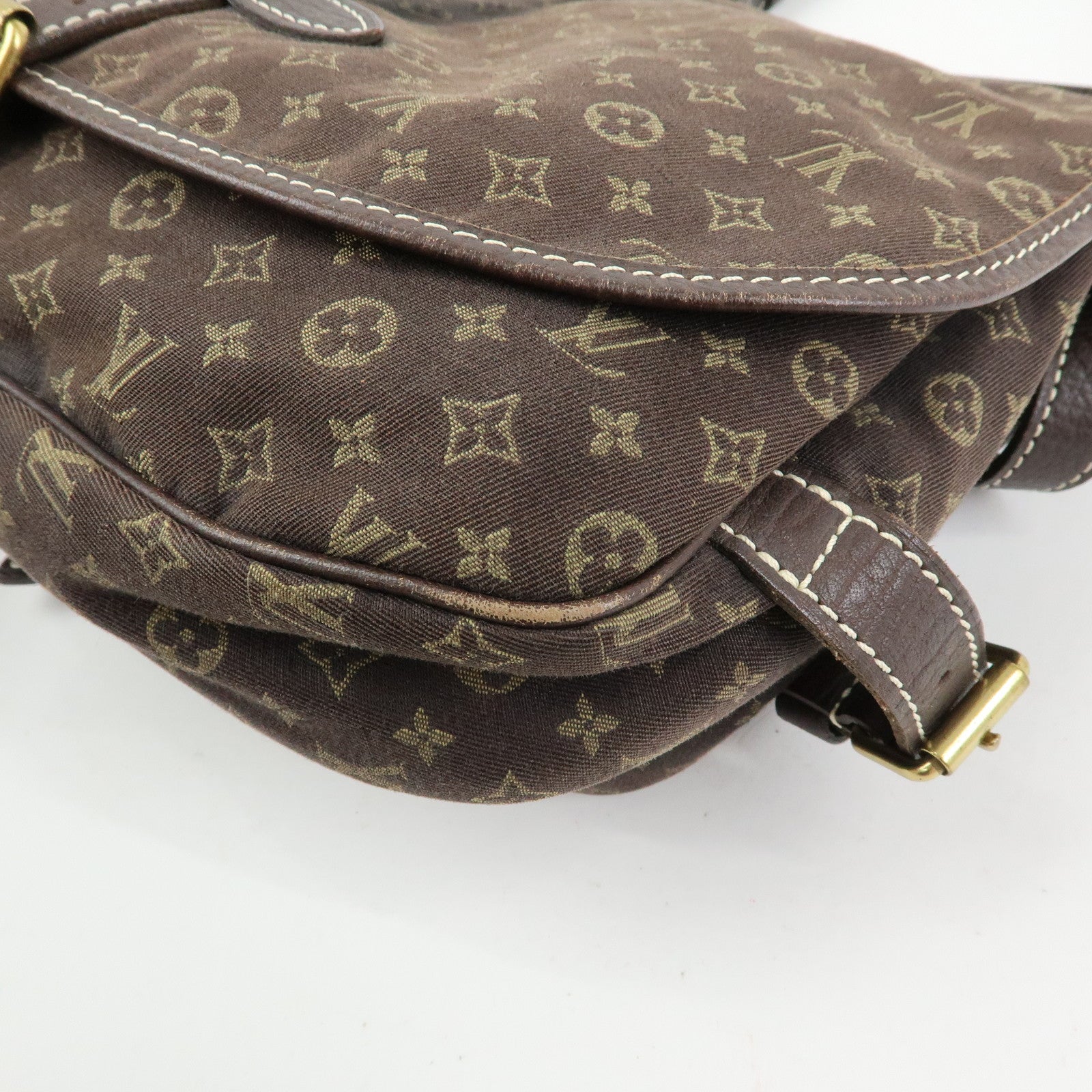 Louis Vuitton Monogram Mini Lin Saumur Shoulder Bag M95277