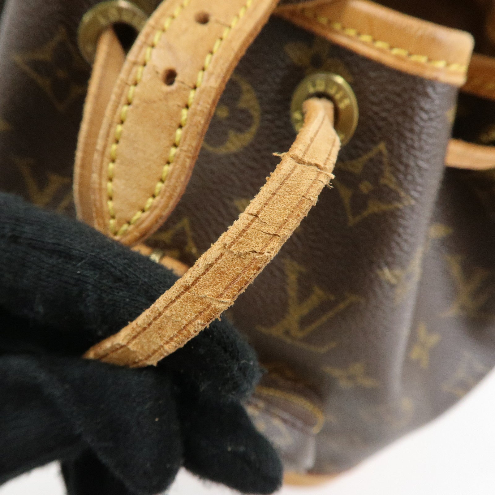 Louis Vuitton Monogram Montsouris Mini Backpack Rucksack Brown M51137