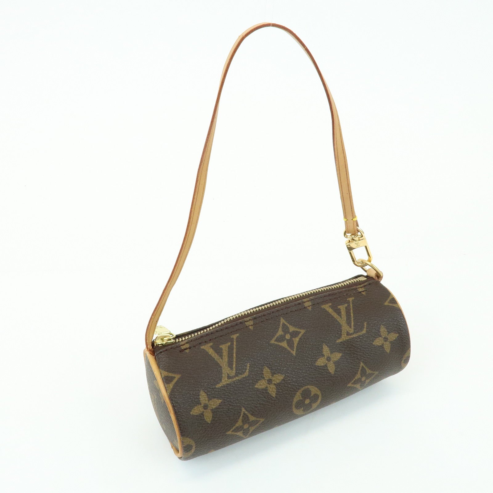 Louis Vuitton Monogram Canvas Mini Pouch for Papillon Bag Brown